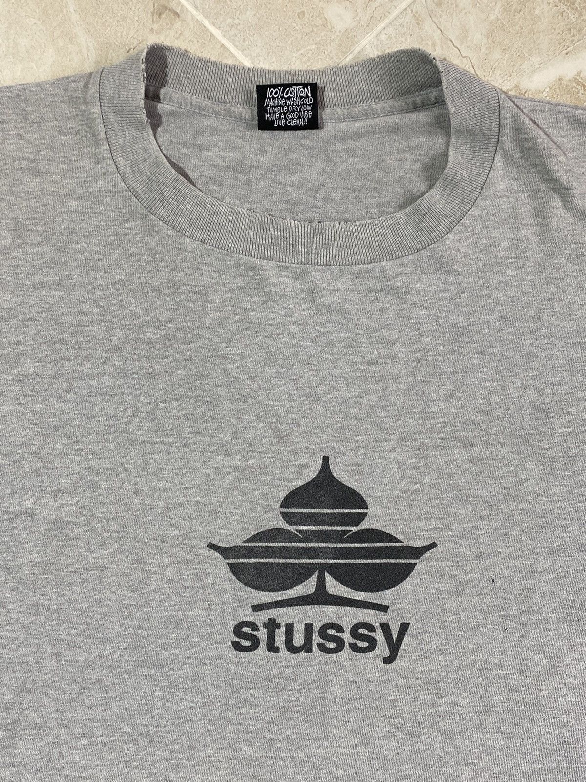 Stussy × Vintage Stussy made in USA vintage 90s distressed long sleeve Size US XL / EU 56 / 4 - 4 Thumbnail