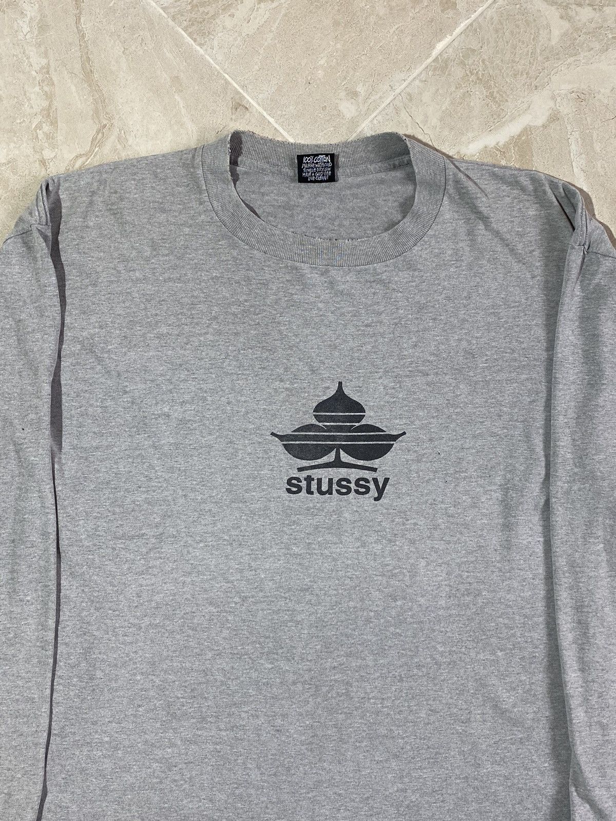 Stussy × Vintage Stussy made in USA vintage 90s distressed long sleeve Size US XL / EU 56 / 4 - 3 Thumbnail