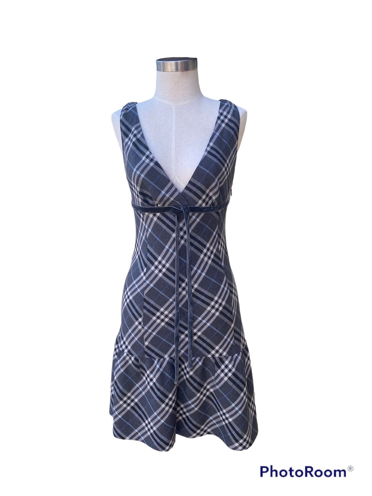 Burberry vintage burberry midi dress Size S / US 4 / IT 40 - 1 Thumbnail