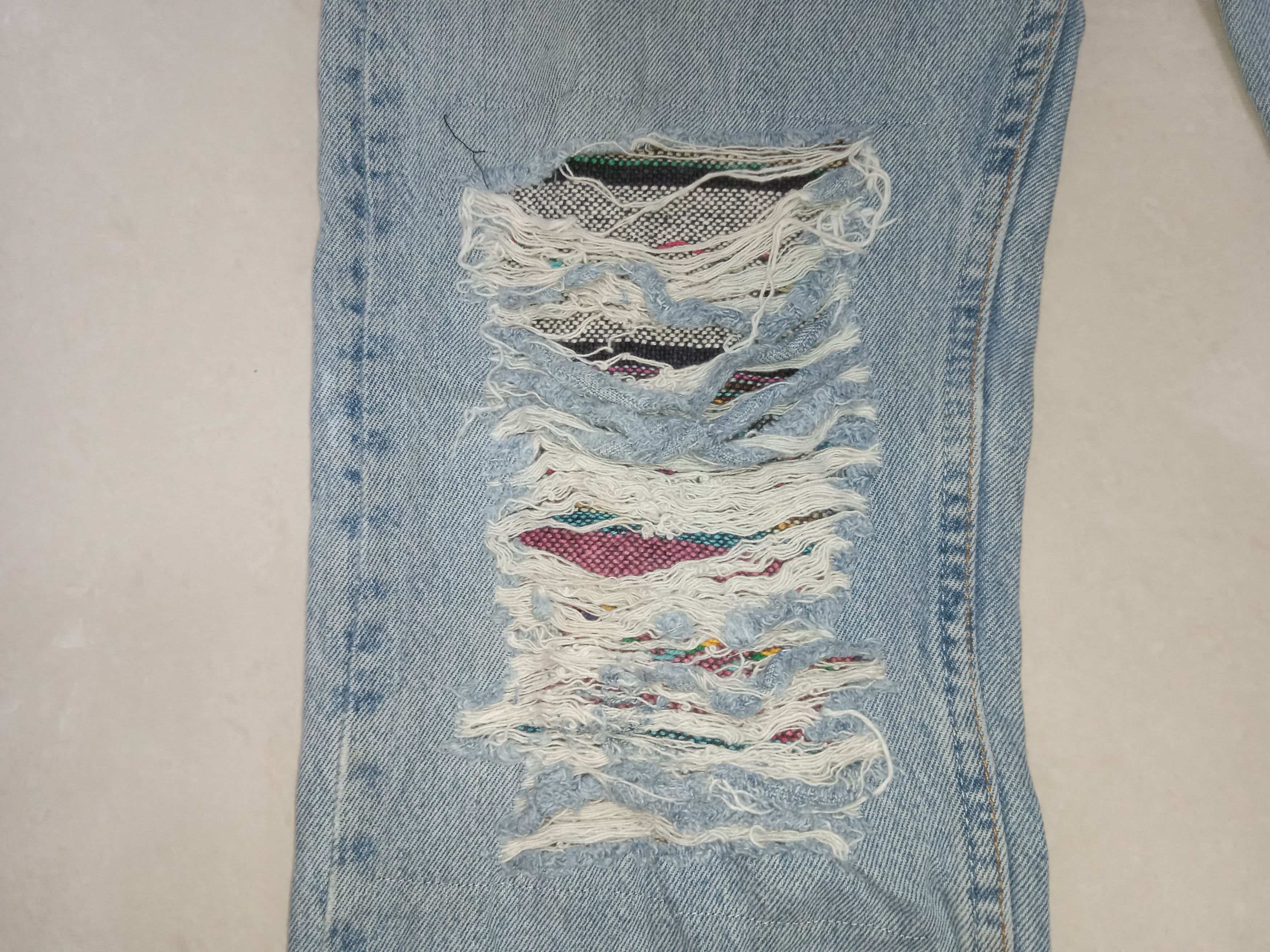 Levi's × Levi's Vintage Clothing Vintage Levi's 501 Distressed Denim Patchwork Size US 30 / EU 46 - 5 Thumbnail