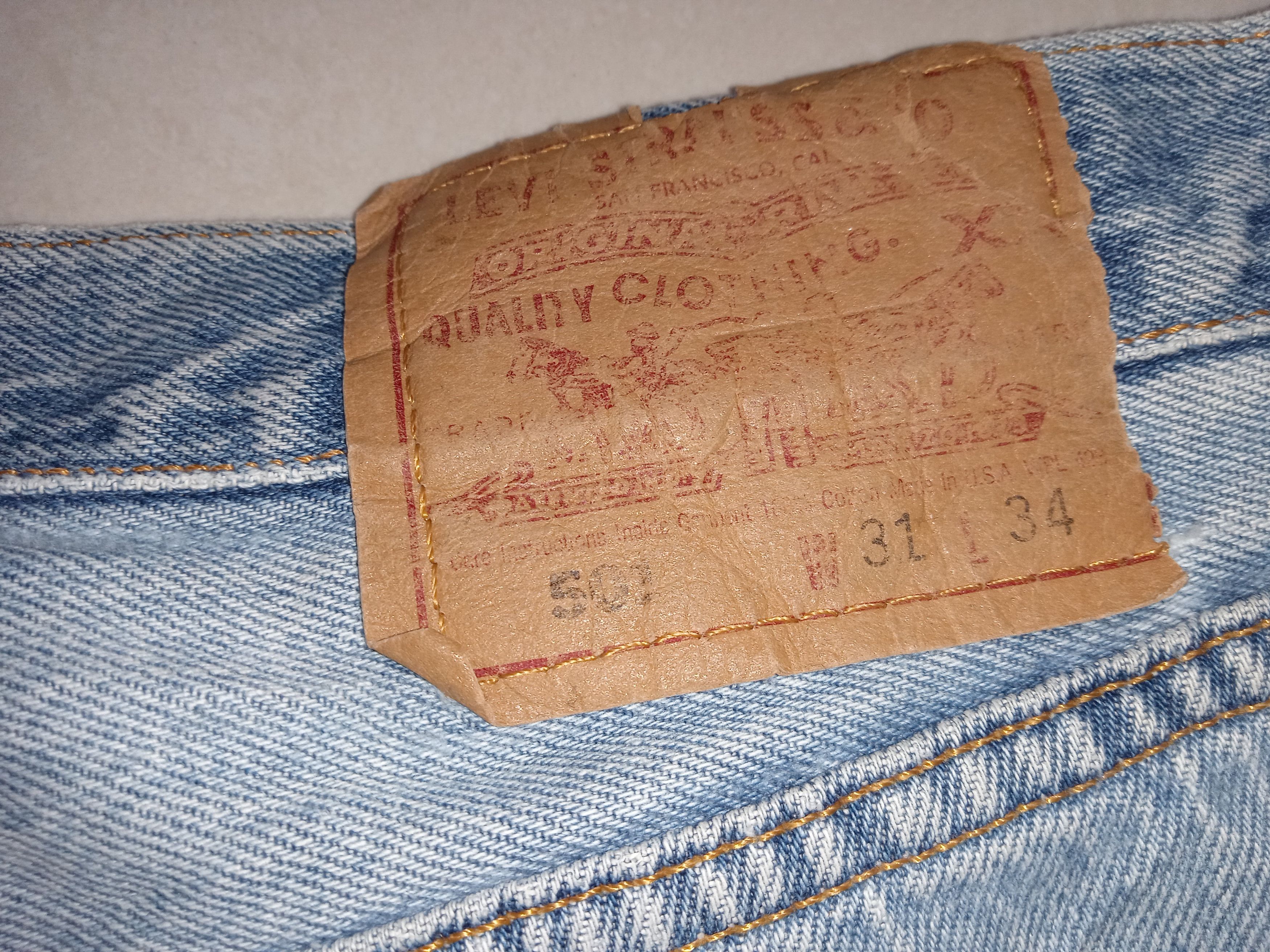 Levi's × Levi's Vintage Clothing Vintage Levi's 501 Distressed Denim Patchwork Size US 30 / EU 46 - 10 Thumbnail