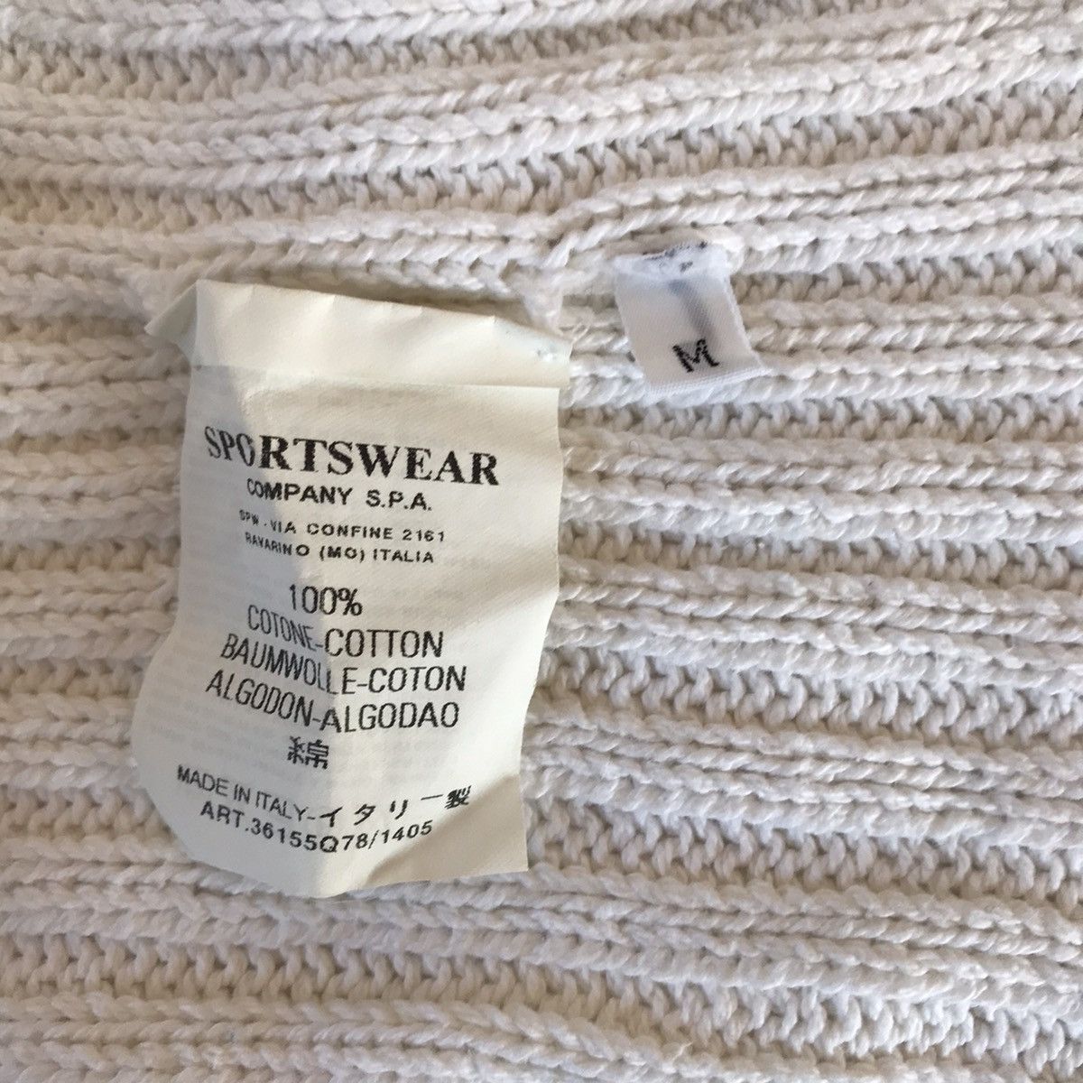 Massimo Osti Stone Island knitted sweater Size US M / EU 48-50 / 2 - 6 Thumbnail