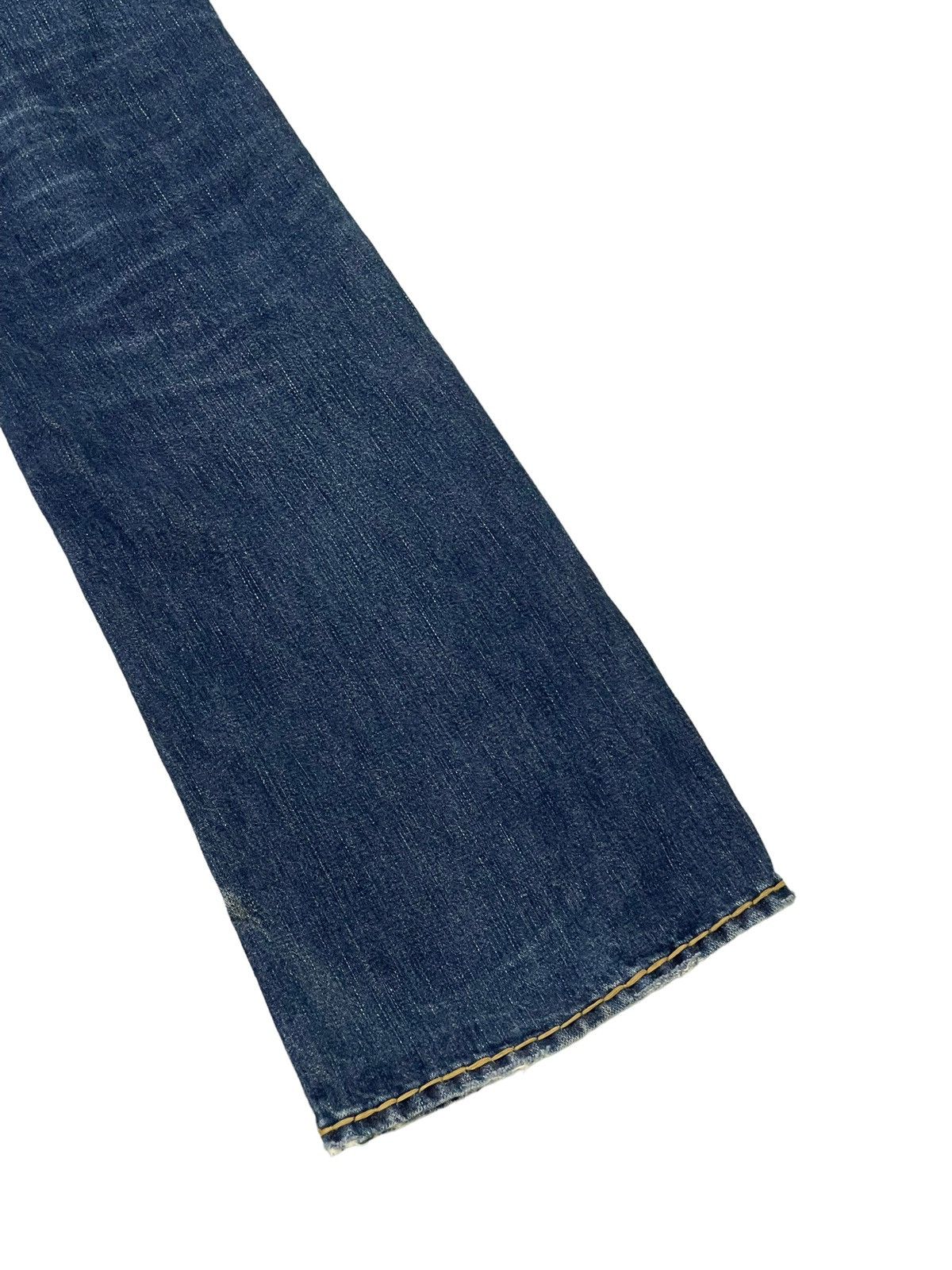 Japanese Brand Flare Jeans True Religion USA Y2K Distress Low Rise 3🟦6 Size US 31 - 16 Thumbnail