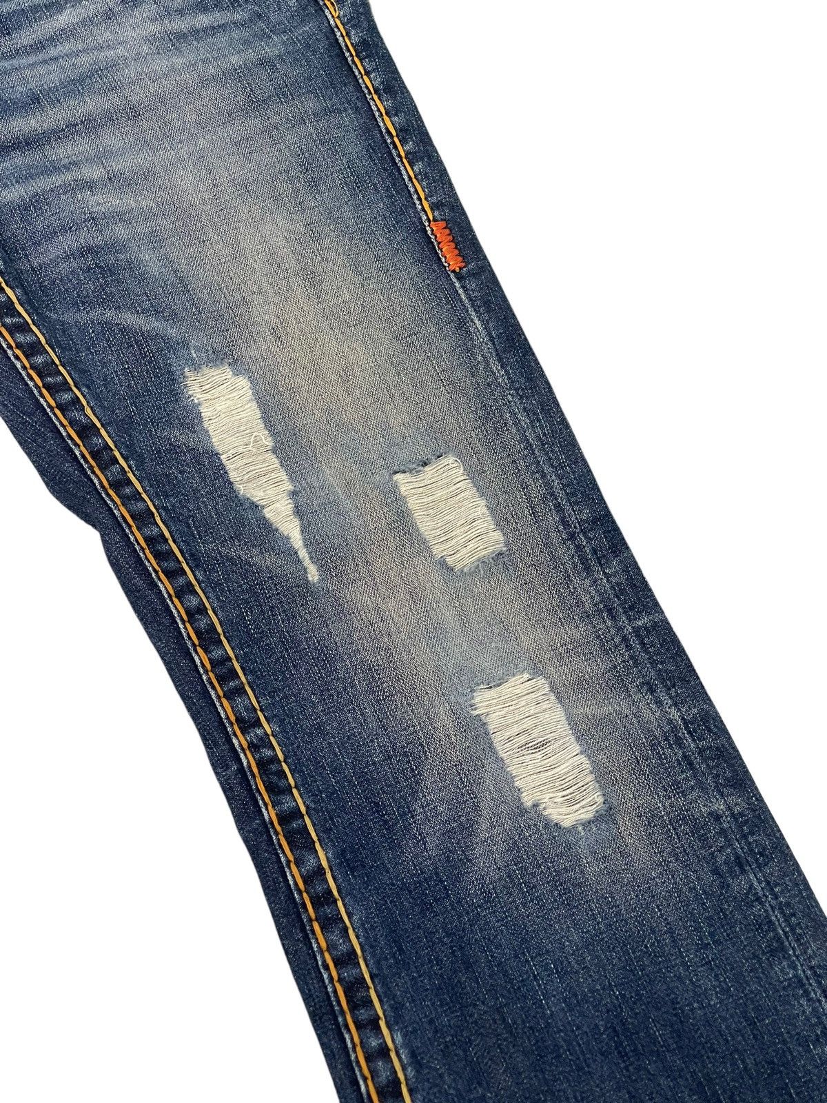 Japanese Brand Flare Jeans True Religion USA Y2K Distress Low Rise 3🟦6 Size US 31 - 7 Thumbnail