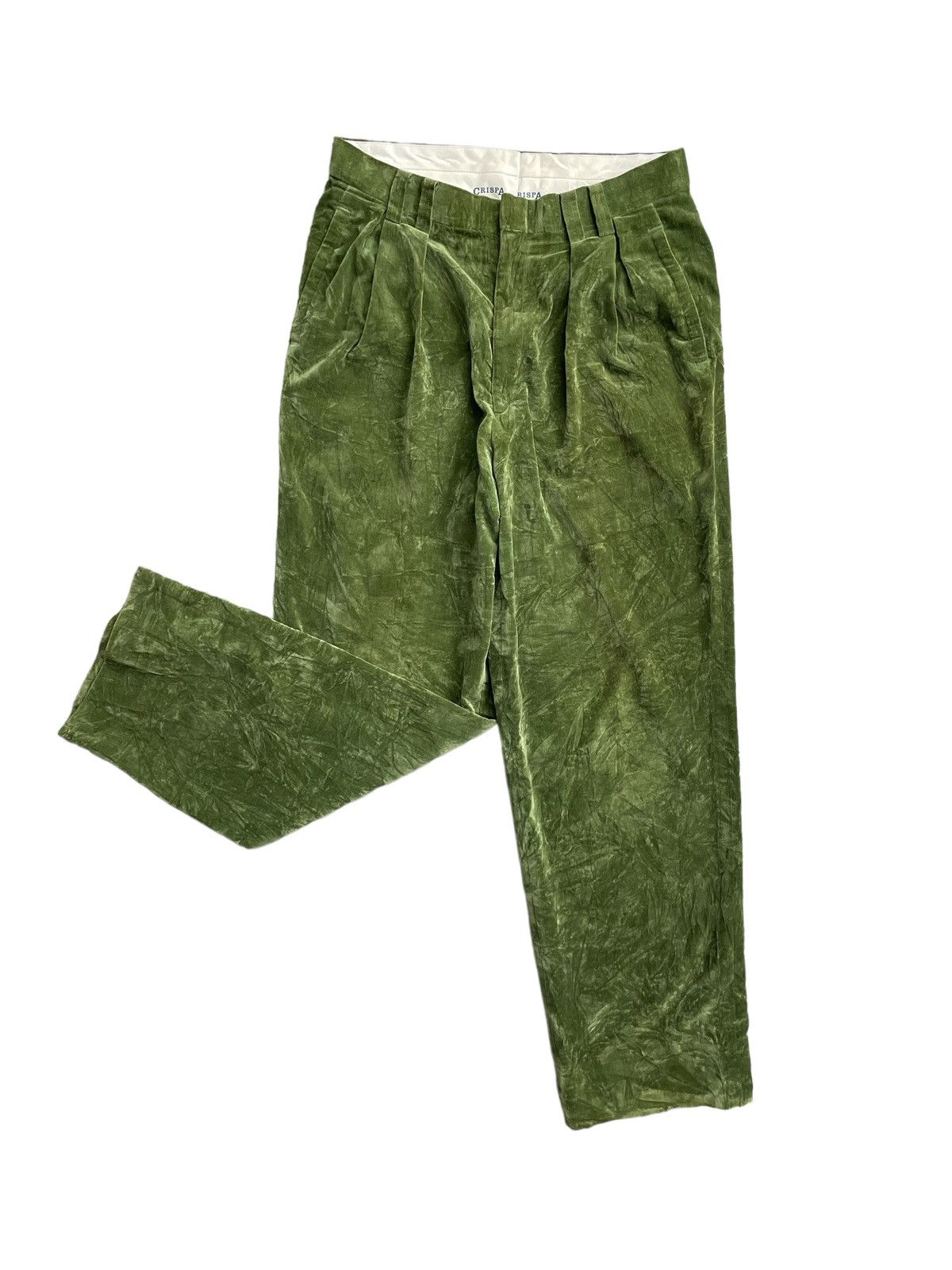 Japanese Brand Japanese Brand Crispa Company Streetstyle Velvet Pants Size US 29 - 5 Thumbnail