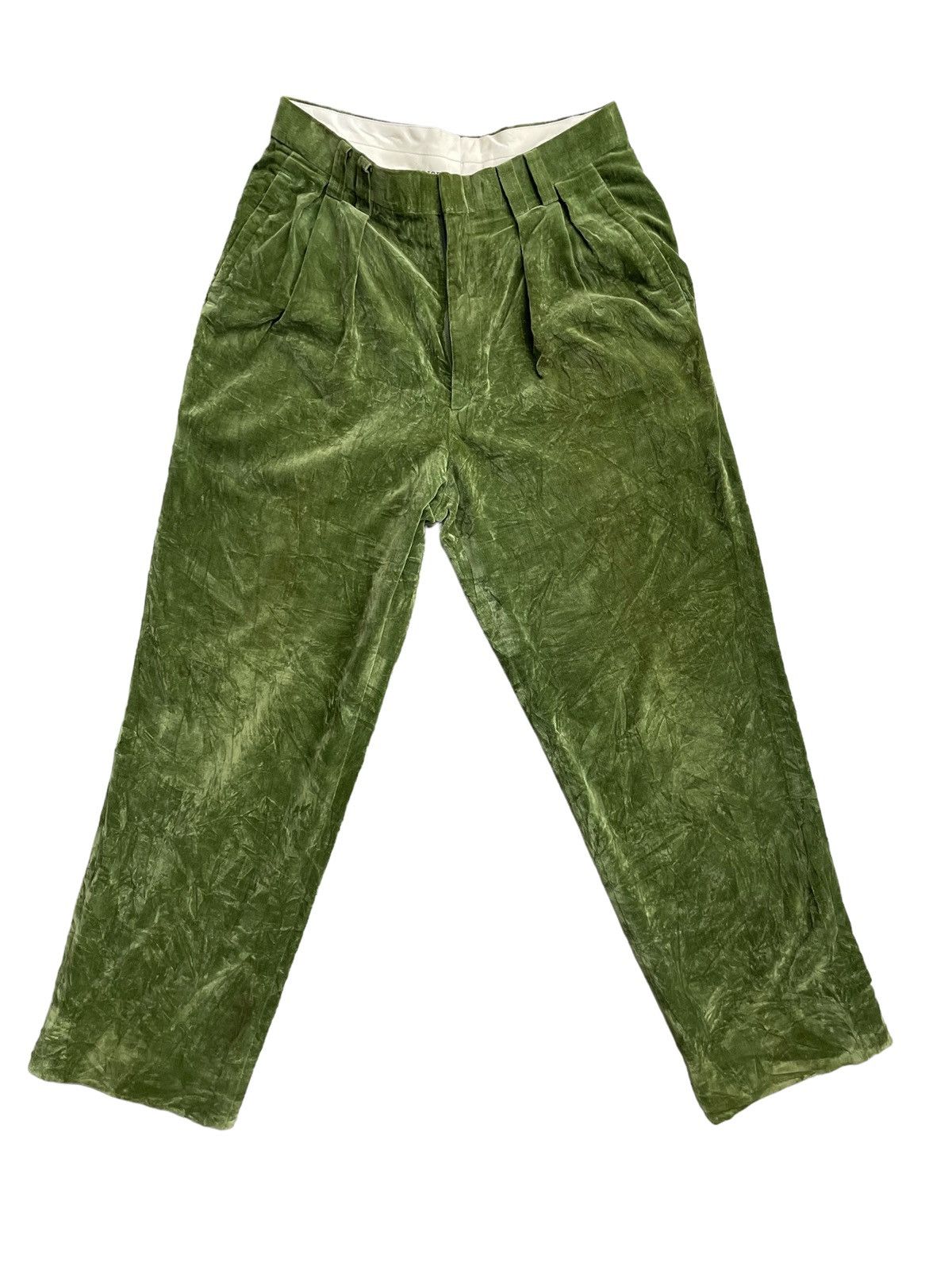 Japanese Brand Japanese Brand Crispa Company Streetstyle Velvet Pants Size US 29 - 6 Thumbnail