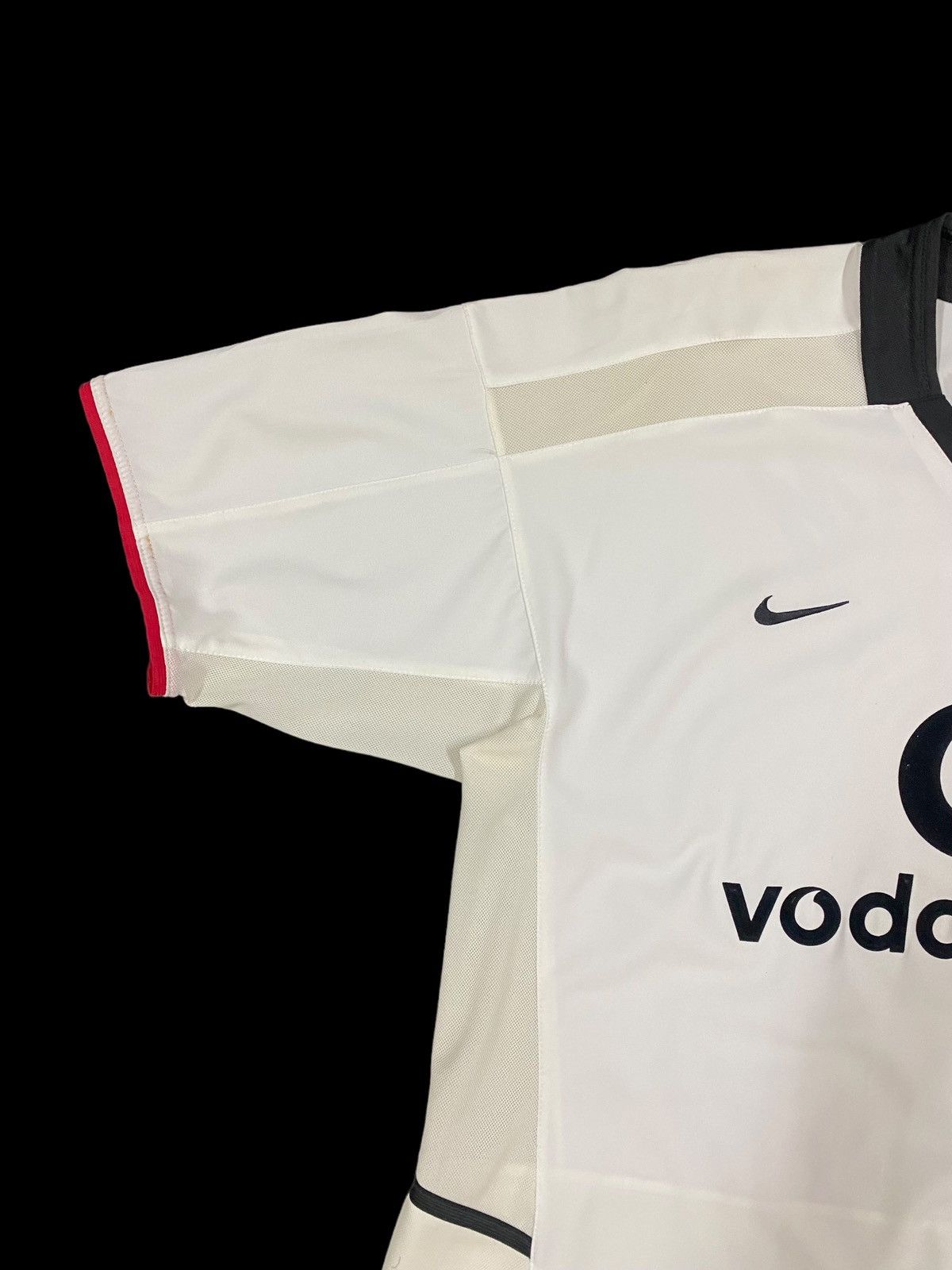 David Beckham Vtg🔥02-03 Man U Away Kit Jersey Name Set David Beckham#7 Size US L / EU 52-54 / 3 - 5 Thumbnail