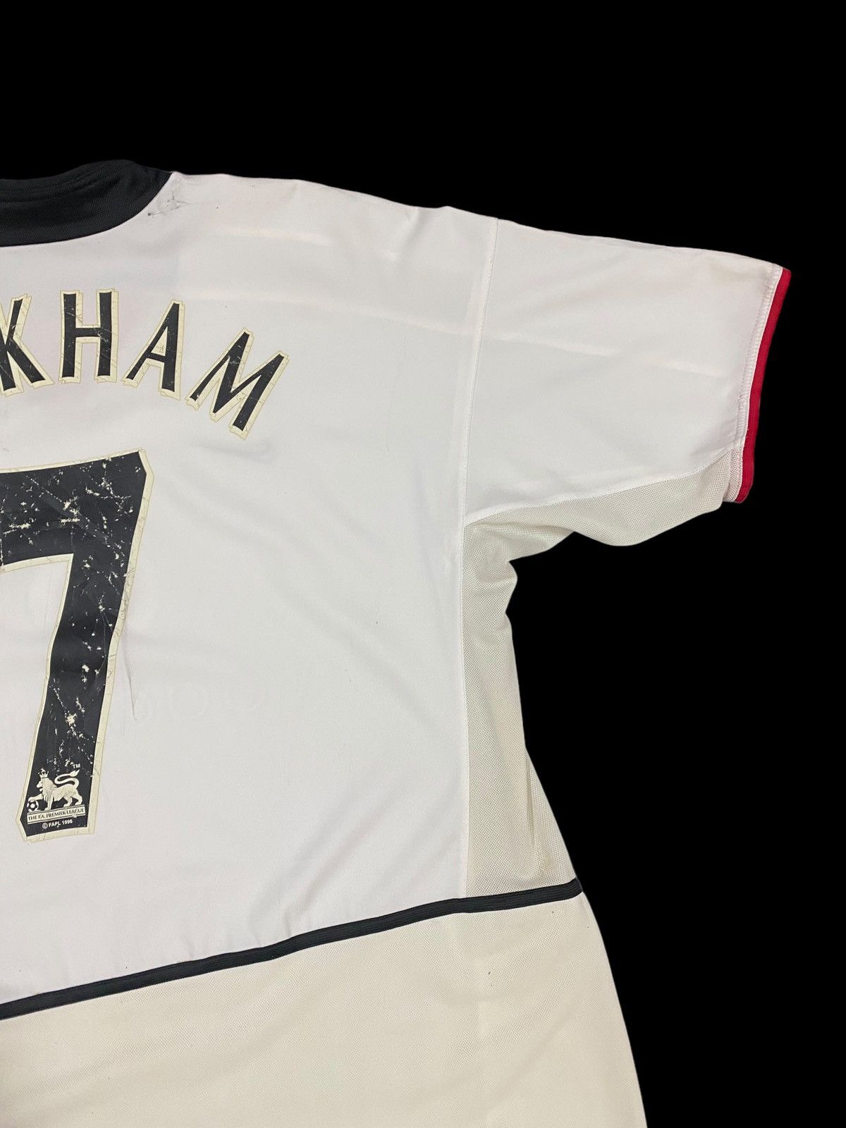 David Beckham Vtg🔥02-03 Man U Away Kit Jersey Name Set David Beckham#7 Size US L / EU 52-54 / 3 - 10 Thumbnail