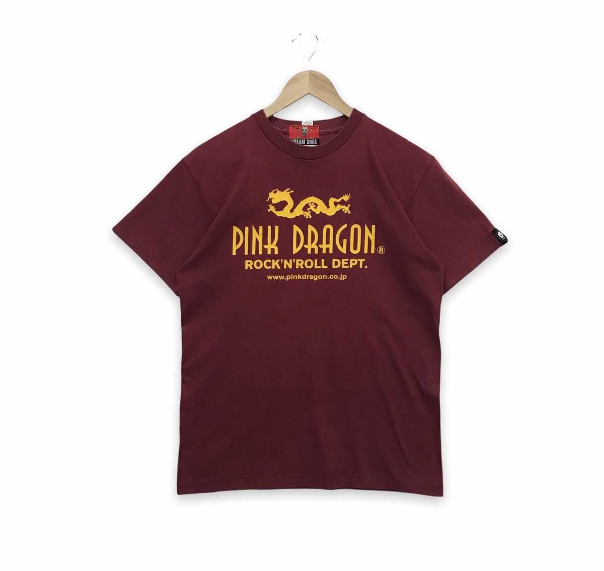 Japanese Brand × Seditionaries × Vintage Rare!! Vintage CREAM SODA pink dragon tee Size US M / EU 48-50 / 2 - 1 Thumbnail