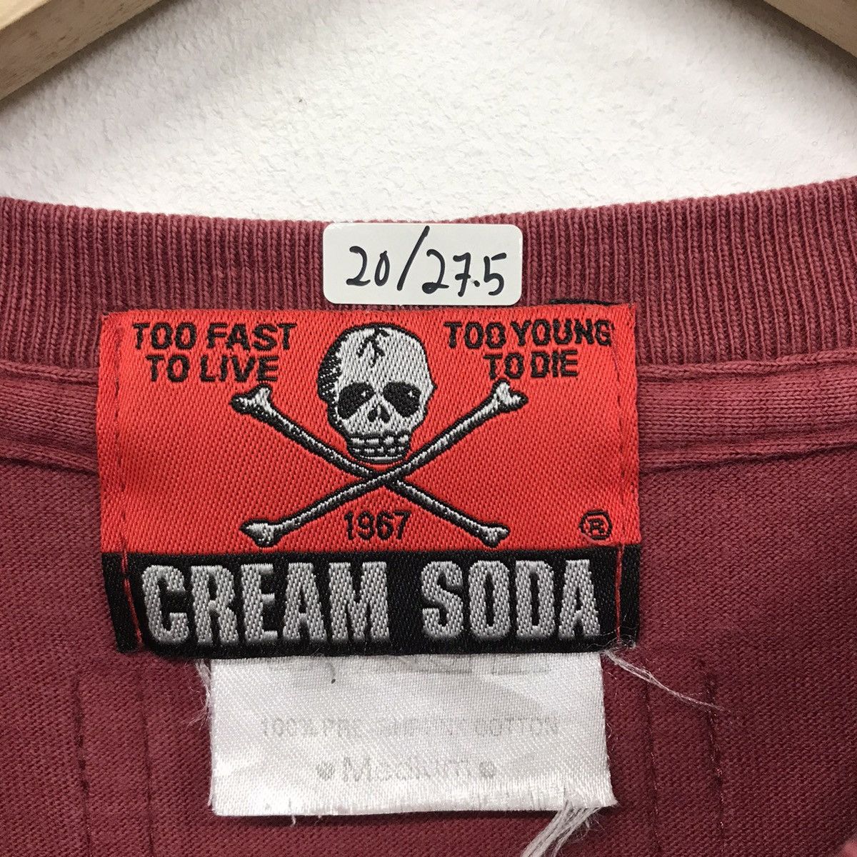 Japanese Brand × Seditionaries × Vintage Rare!! Vintage CREAM SODA pink dragon tee Size US M / EU 48-50 / 2 - 11 Thumbnail
