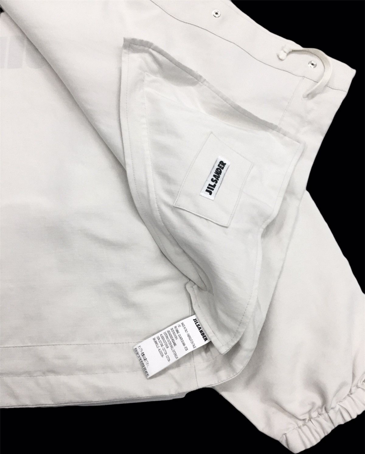 Jil Sander AW2018 Water Resistant Relaxed Logo Hooded Jacket Size US M / EU 48-50 / 2 - 8 Thumbnail