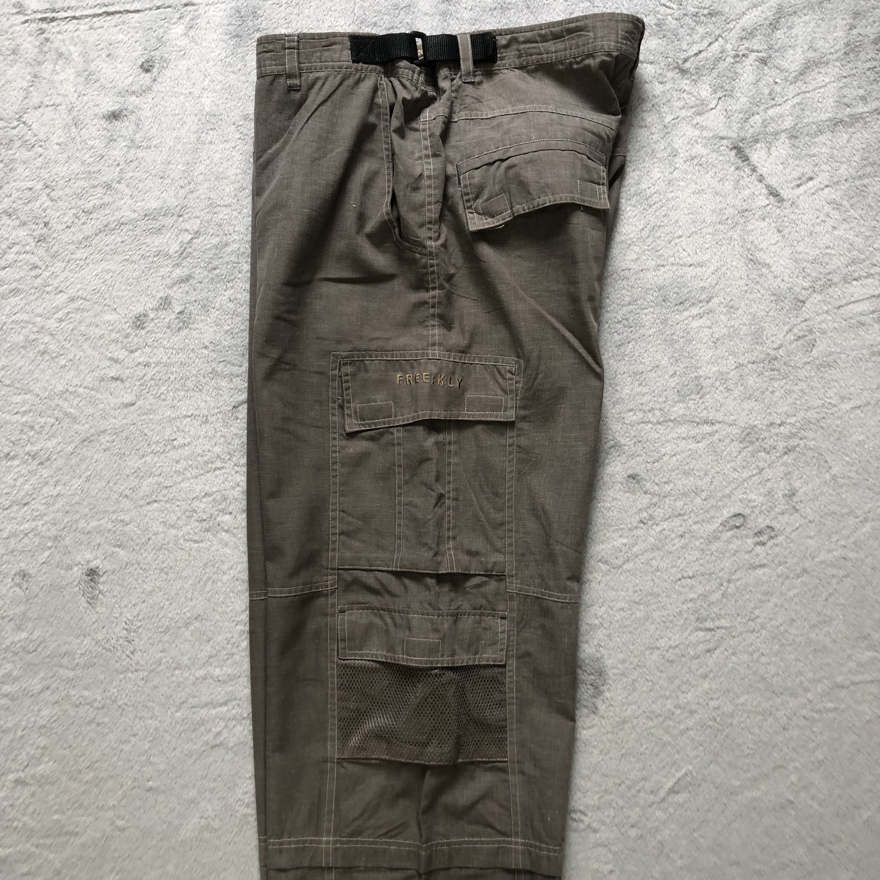 Japanese Brand UMBRO FREEKLY 8 POCKET CARGO PANTS #6924-97 Size US 40 / EU 56 - 13 Thumbnail