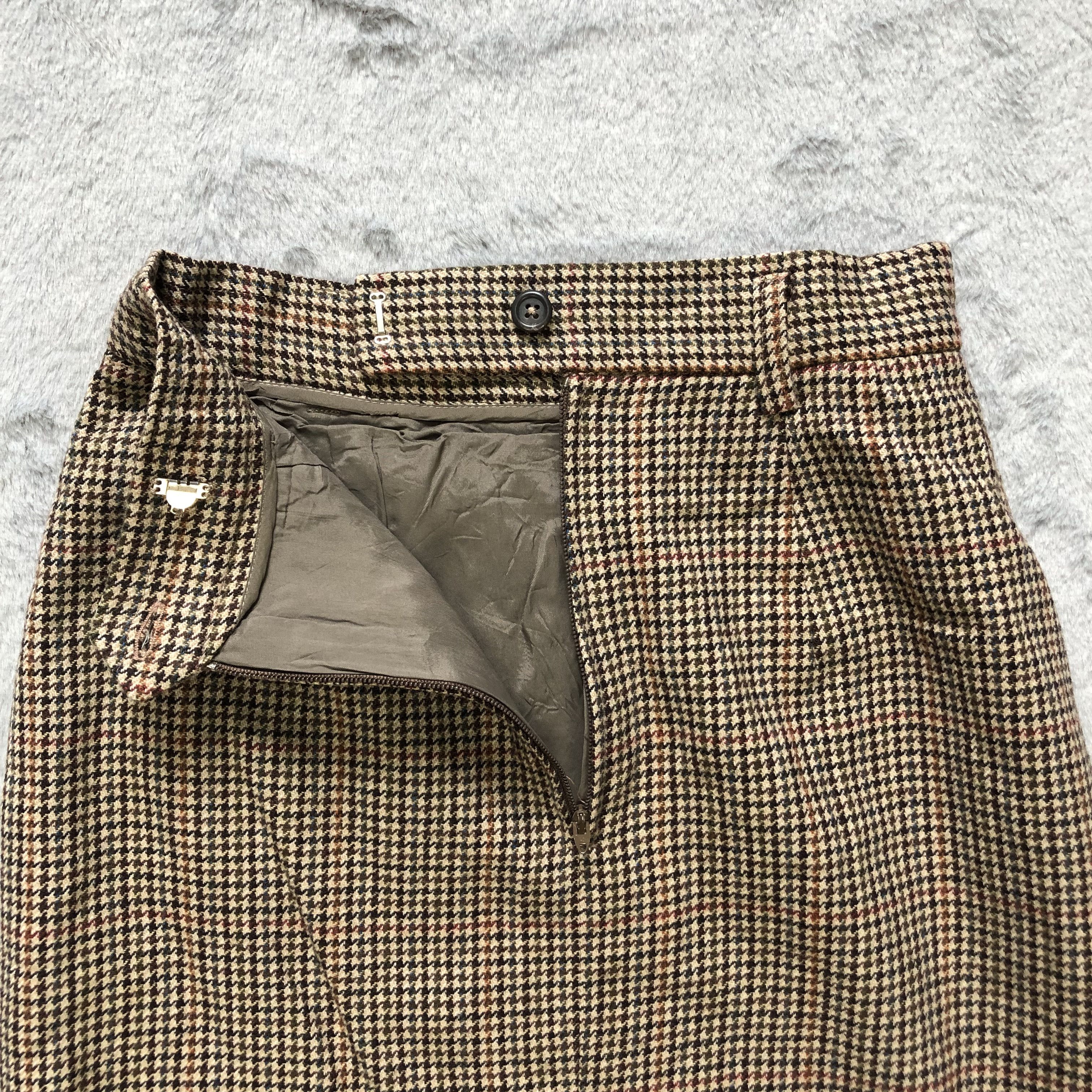 Ralph Lauren RALPH LAUREN HOUNDSTOOTH WOOL MINI SKIRTS #6928-97 Size 23" - 7 Thumbnail