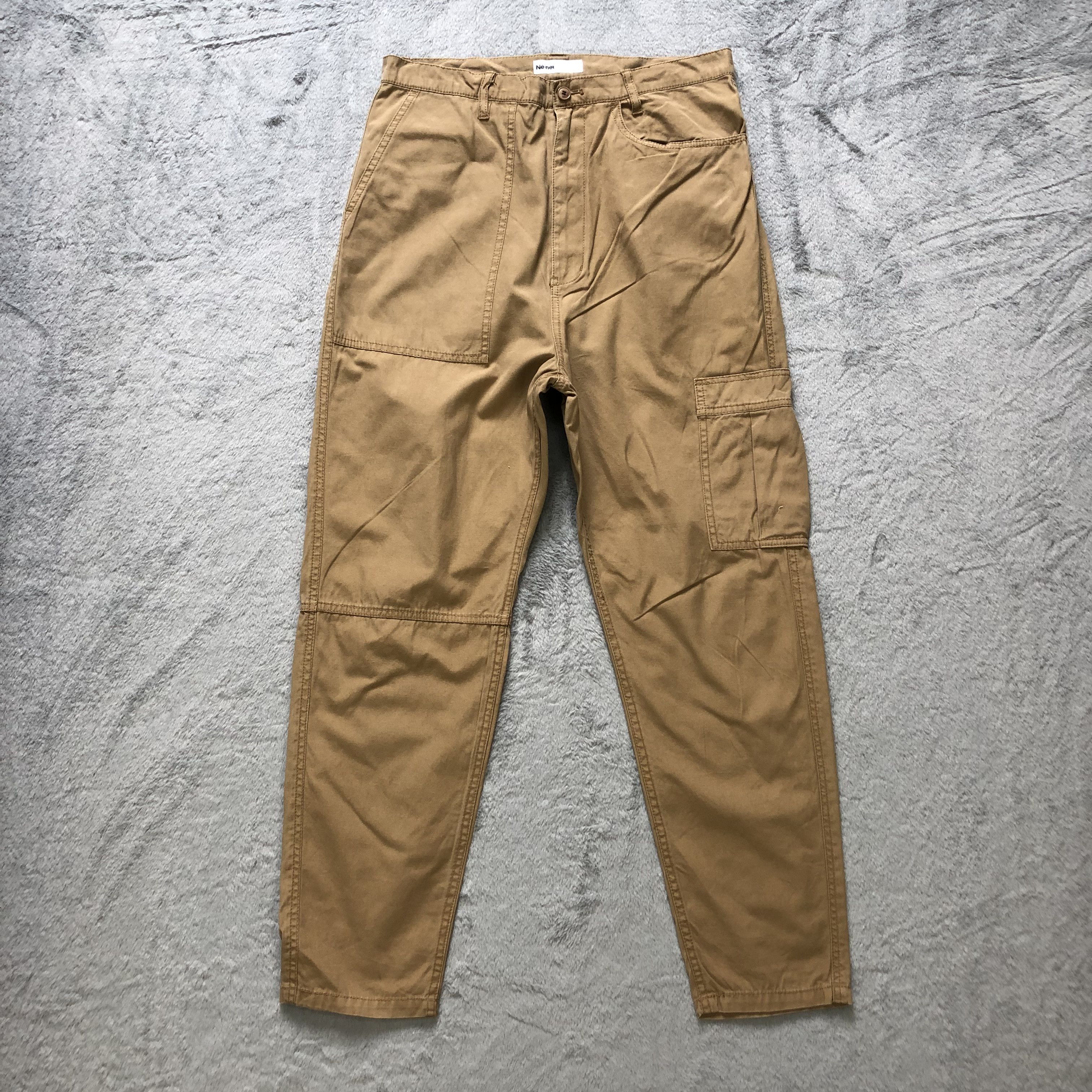 Issey Miyake NE-NET 5 POCKET CARGO PANTS NICE DESIGN #6927-97 Size US 31 - 3 Thumbnail