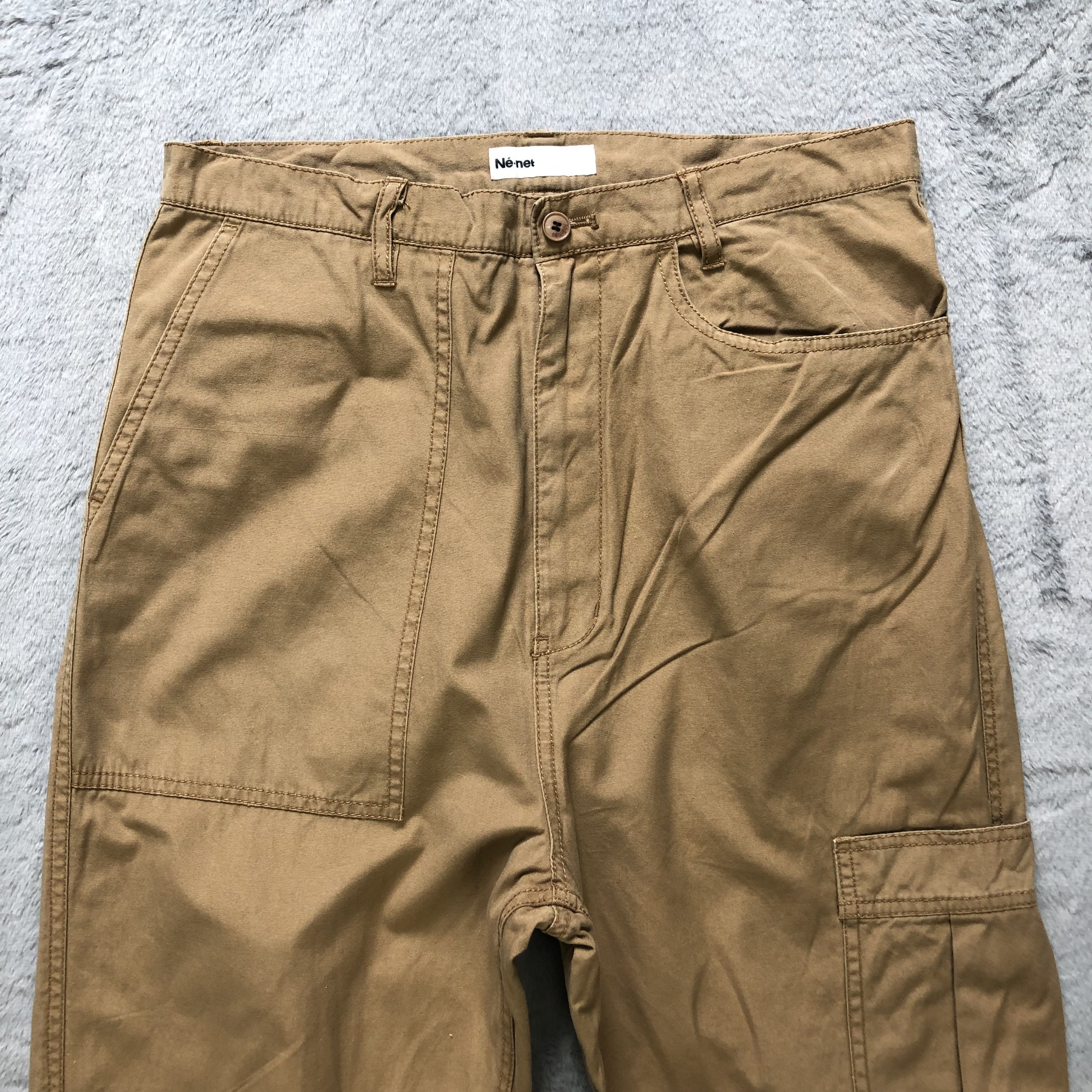 Issey Miyake NE-NET 5 POCKET CARGO PANTS NICE DESIGN #6927-97 Size US 31 - 4 Thumbnail
