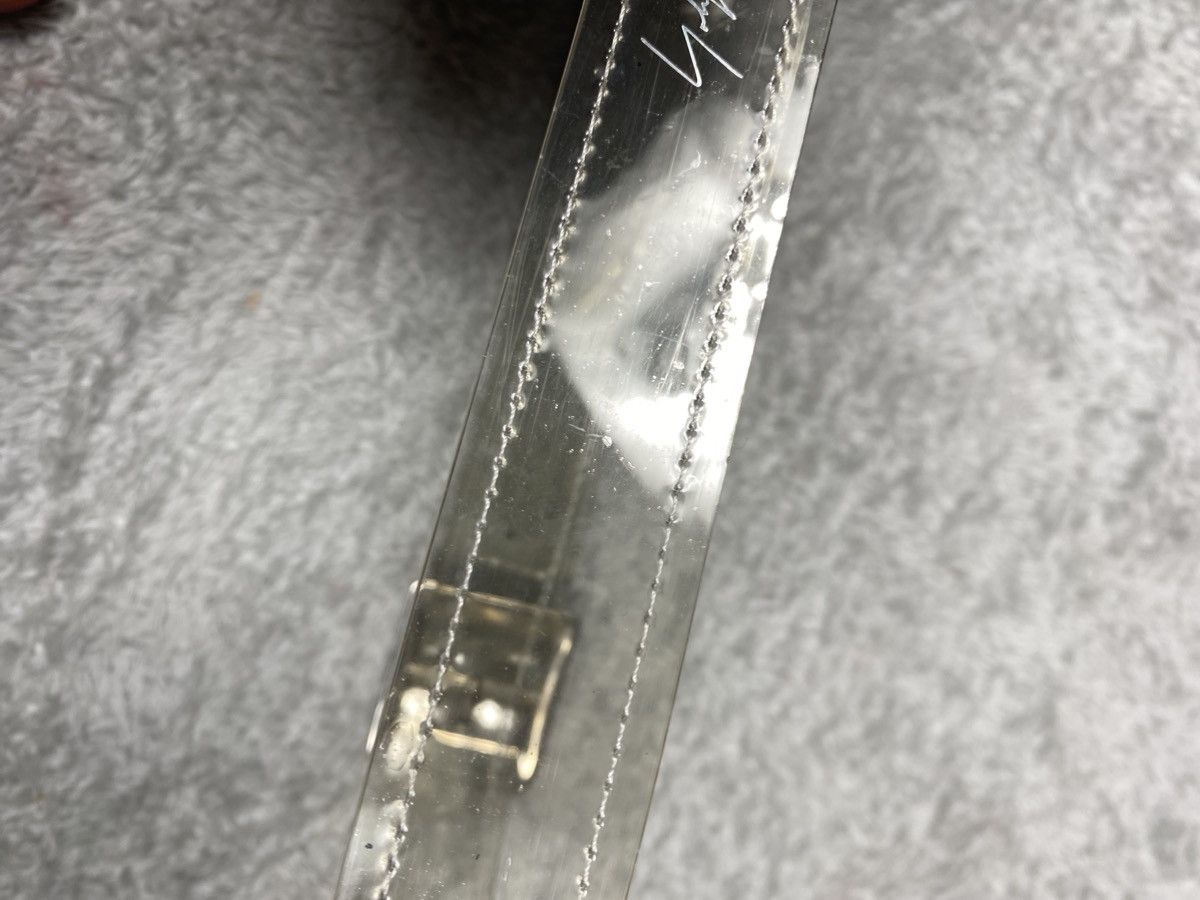 Yohji Yamamoto Yohji Yamamoto Transparent Belt Size 30 - 9 Thumbnail