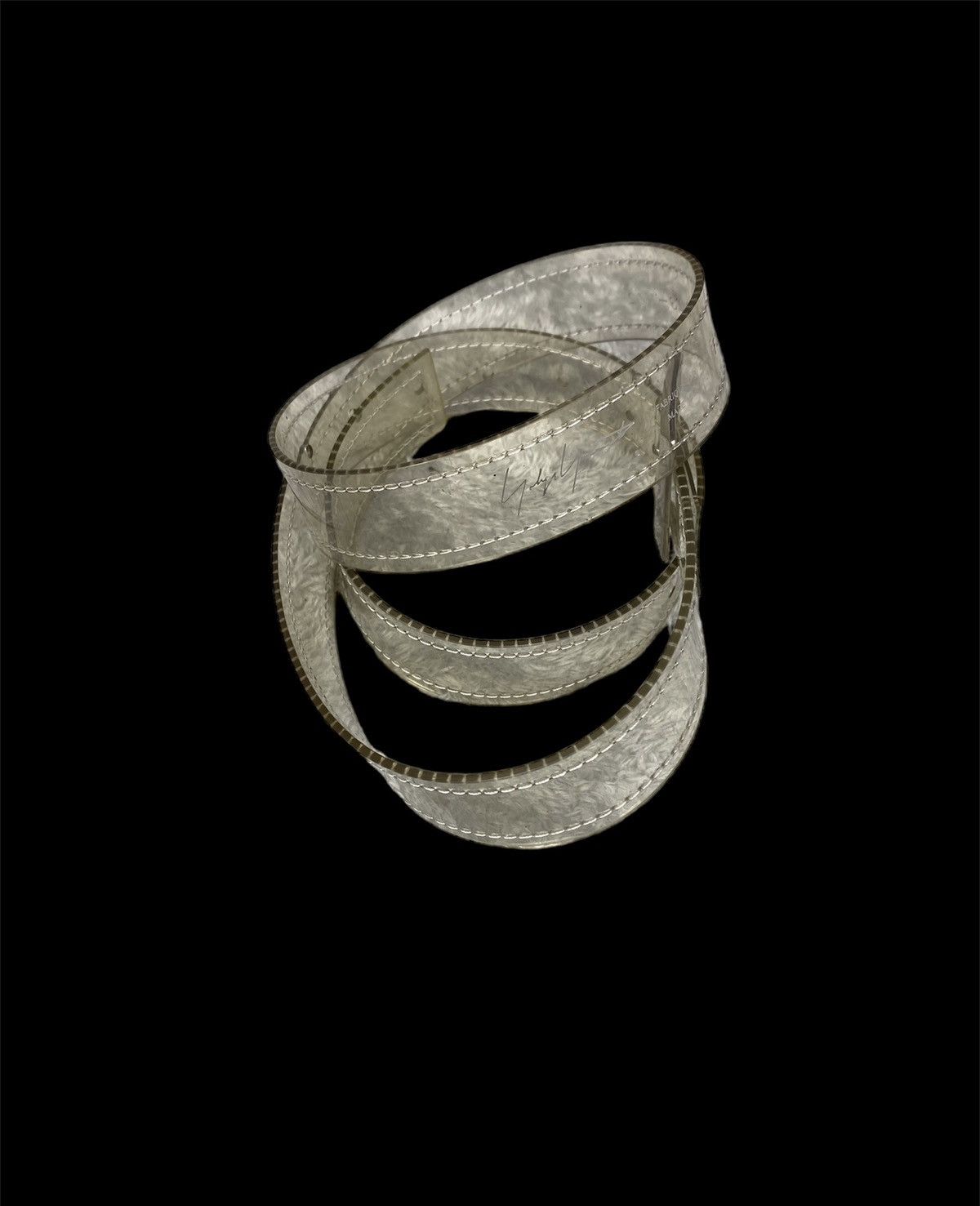 Yohji Yamamoto Yohji Yamamoto Transparent Belt Size 30 - 1 Thumbnail