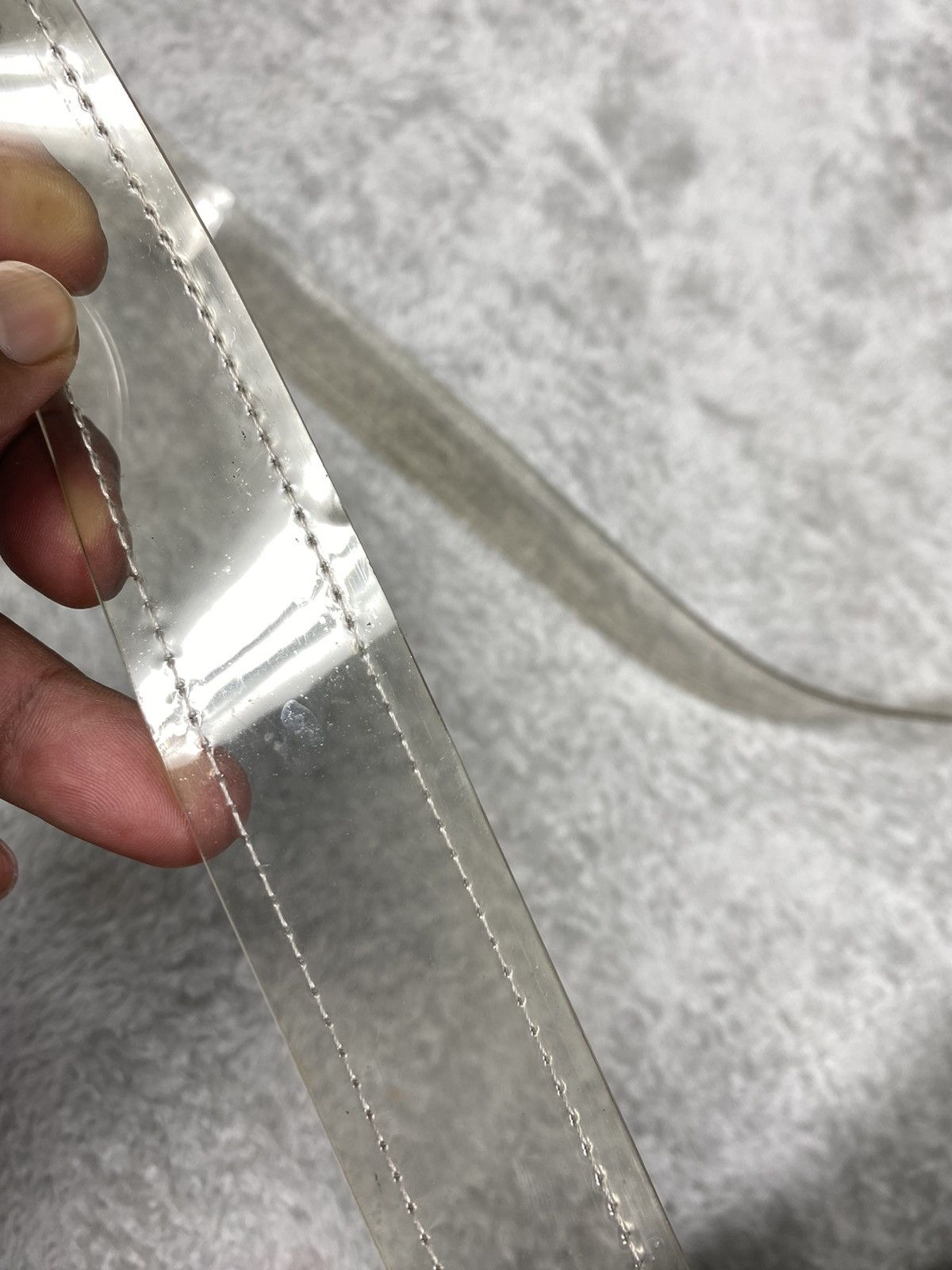 Yohji Yamamoto Yohji Yamamoto Transparent Belt Size 30 - 5 Thumbnail