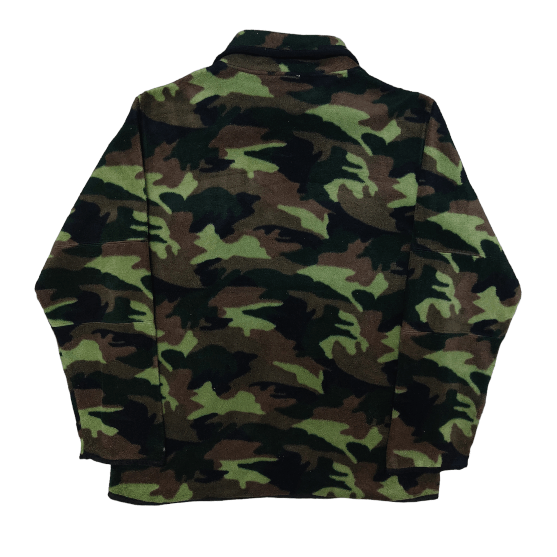 Adidas Vintage Adidas Fleece Camouflage Single Pocket Zip Up Size US M / EU 48-50 / 2 - 6 Thumbnail