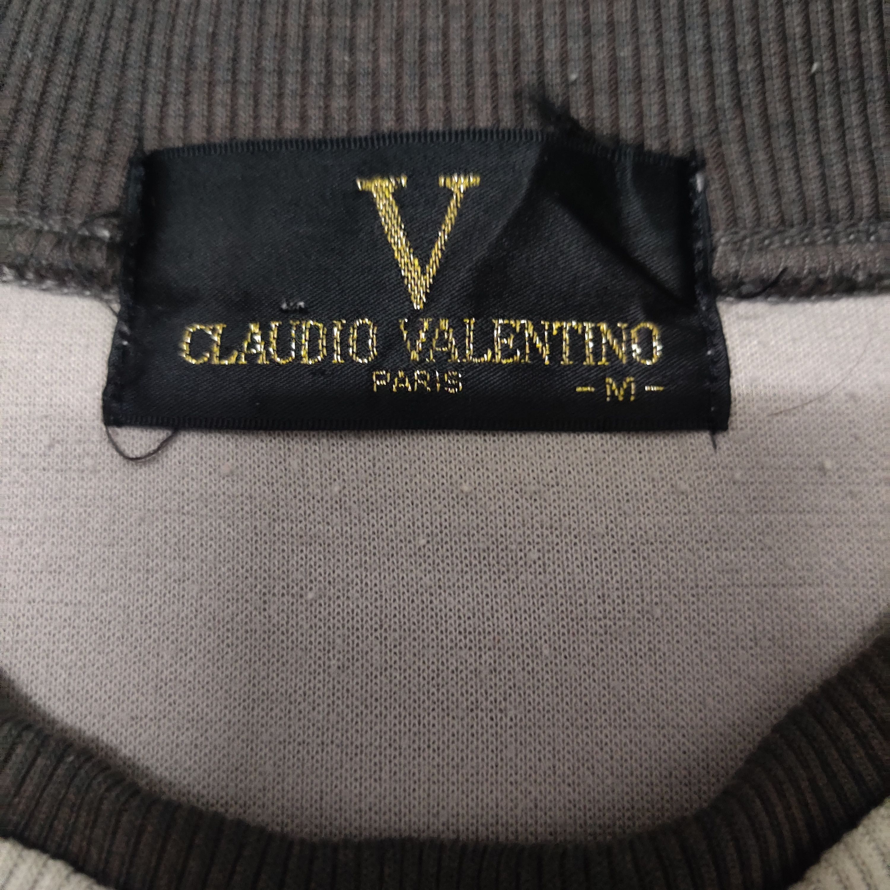 Valentino Vintage Caludio Valentino Paris Sweatshirt Embroidery Logo Size US M / EU 48-50 / 2 - 5 Thumbnail
