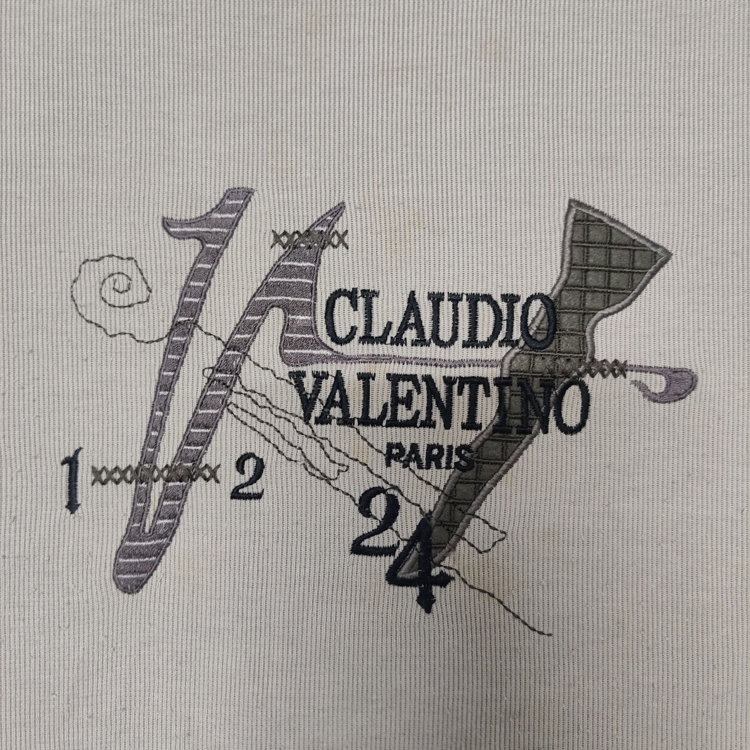 Valentino Vintage Caludio Valentino Paris Sweatshirt Embroidery Logo Size US M / EU 48-50 / 2 - 4 Thumbnail