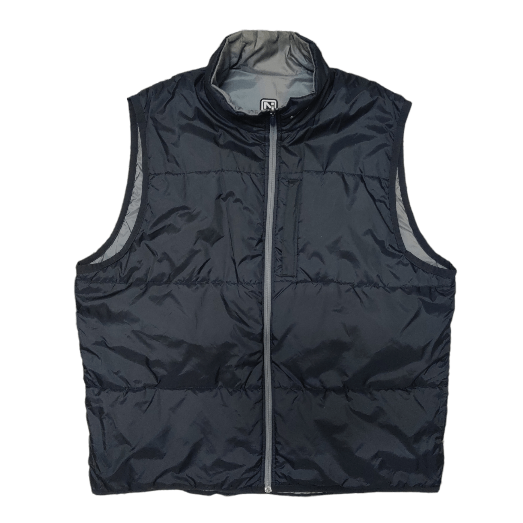Nike Vintage 90's Nike Swoosh Puffer Down Vest Reversible Size US XL / EU 56 / 4 - 1 Thumbnail