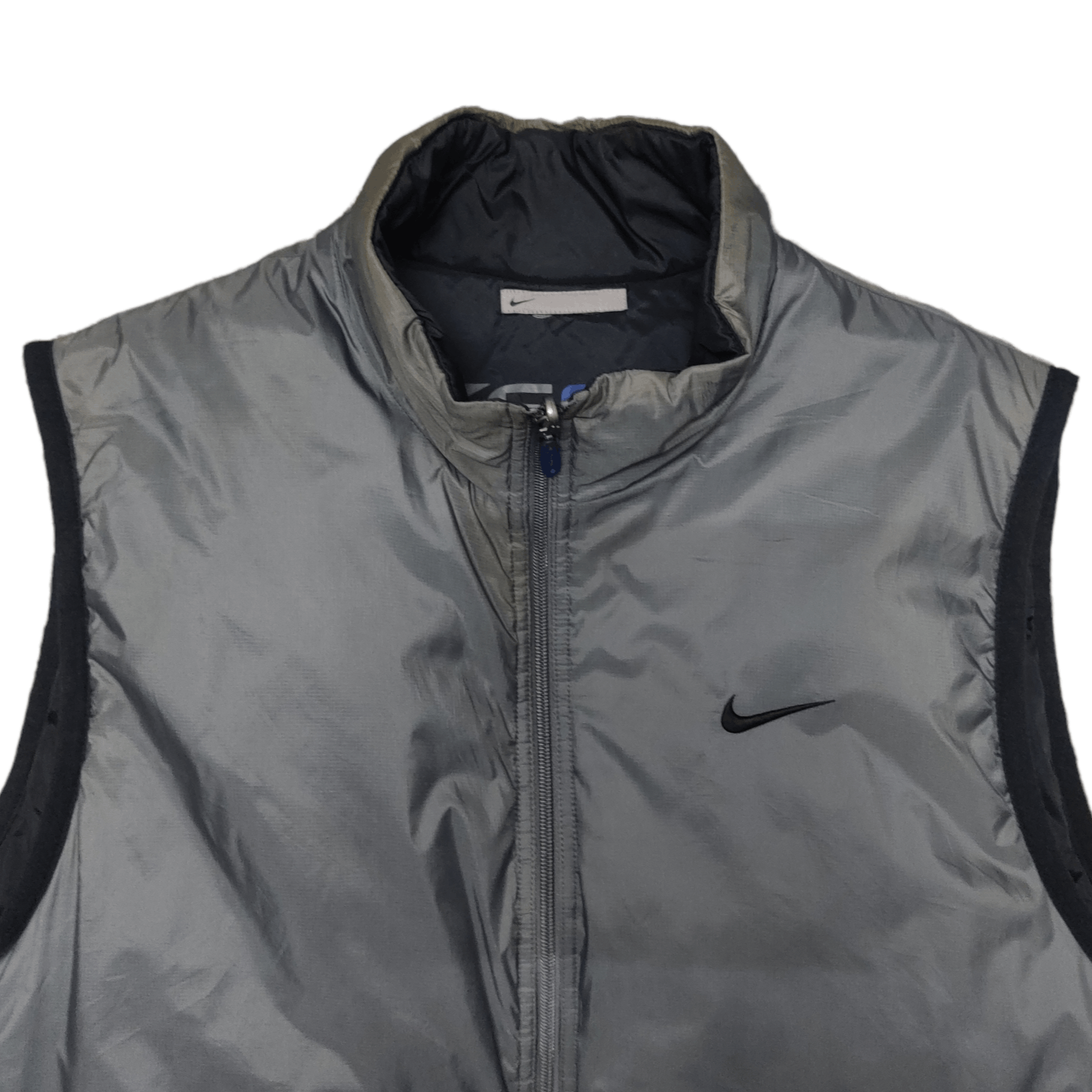 Nike Vintage 90's Nike Swoosh Puffer Down Vest Reversible Size US XL / EU 56 / 4 - 8 Thumbnail