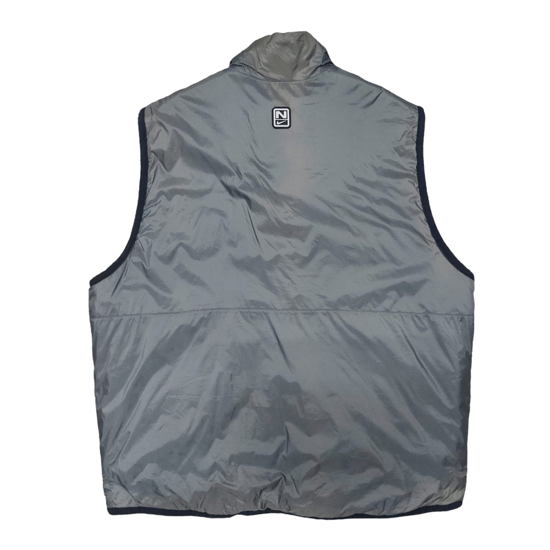 Nike Vintage 90's Nike Swoosh Puffer Down Vest Reversible Size US XL / EU 56 / 4 - 13 Thumbnail