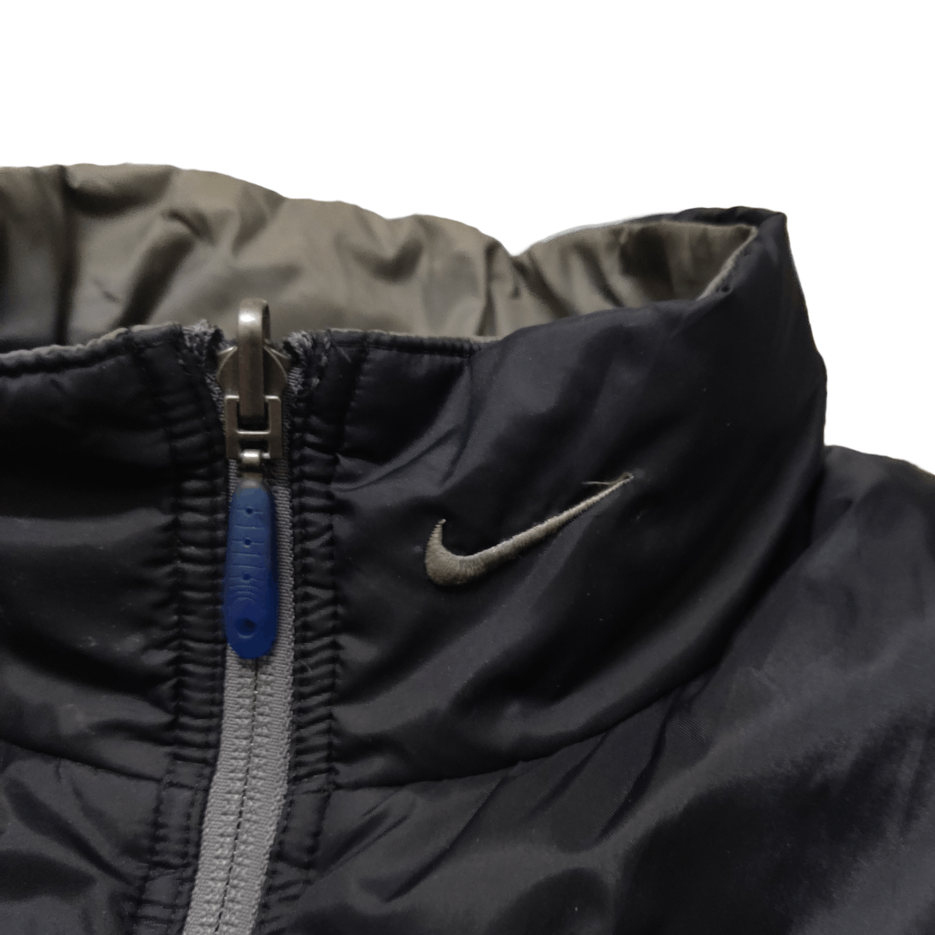 Nike Vintage 90's Nike Swoosh Puffer Down Vest Reversible Size US XL / EU 56 / 4 - 3 Thumbnail