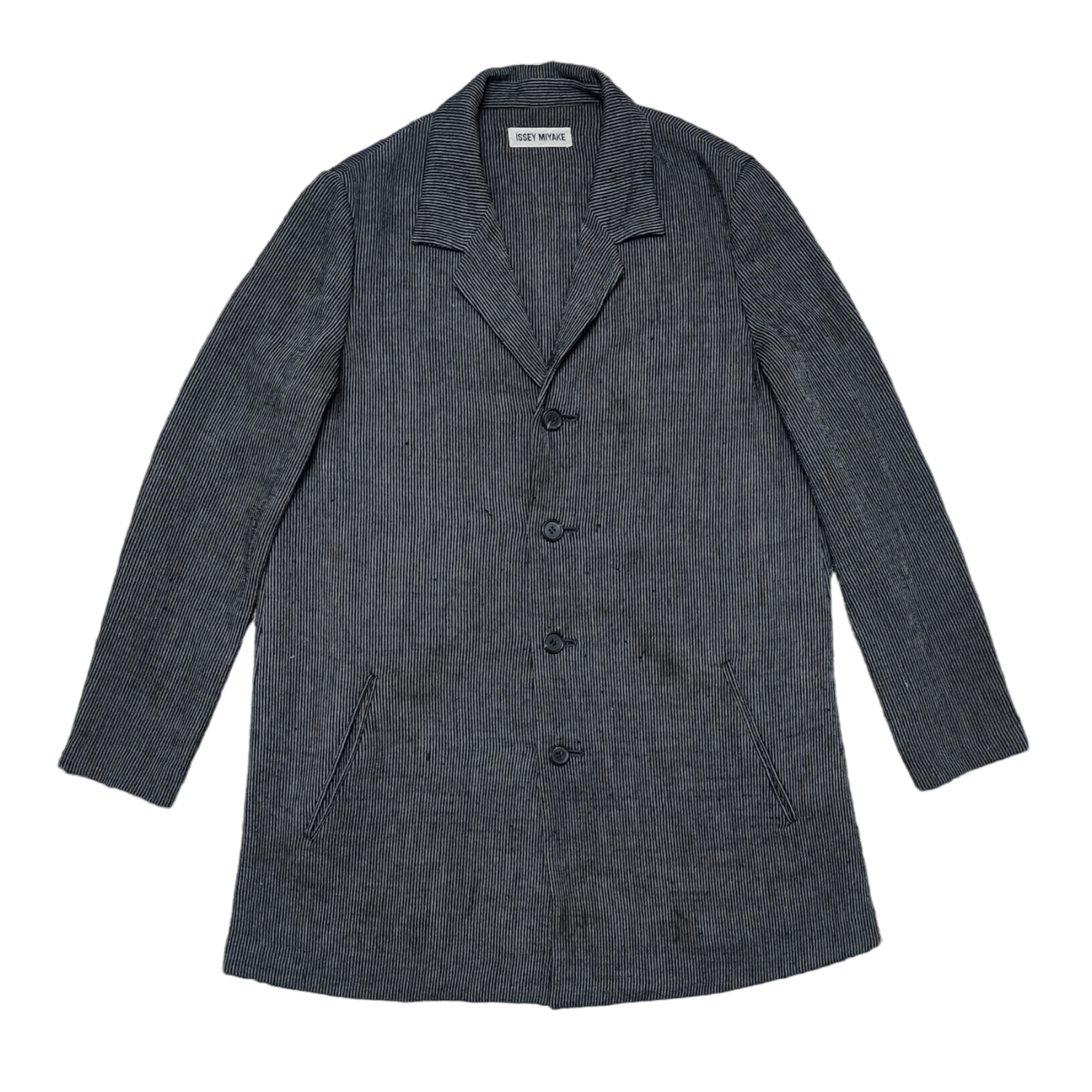 image of Issey Miyake Stretch Jacket in Dark Grey, Men's (Size Medium)