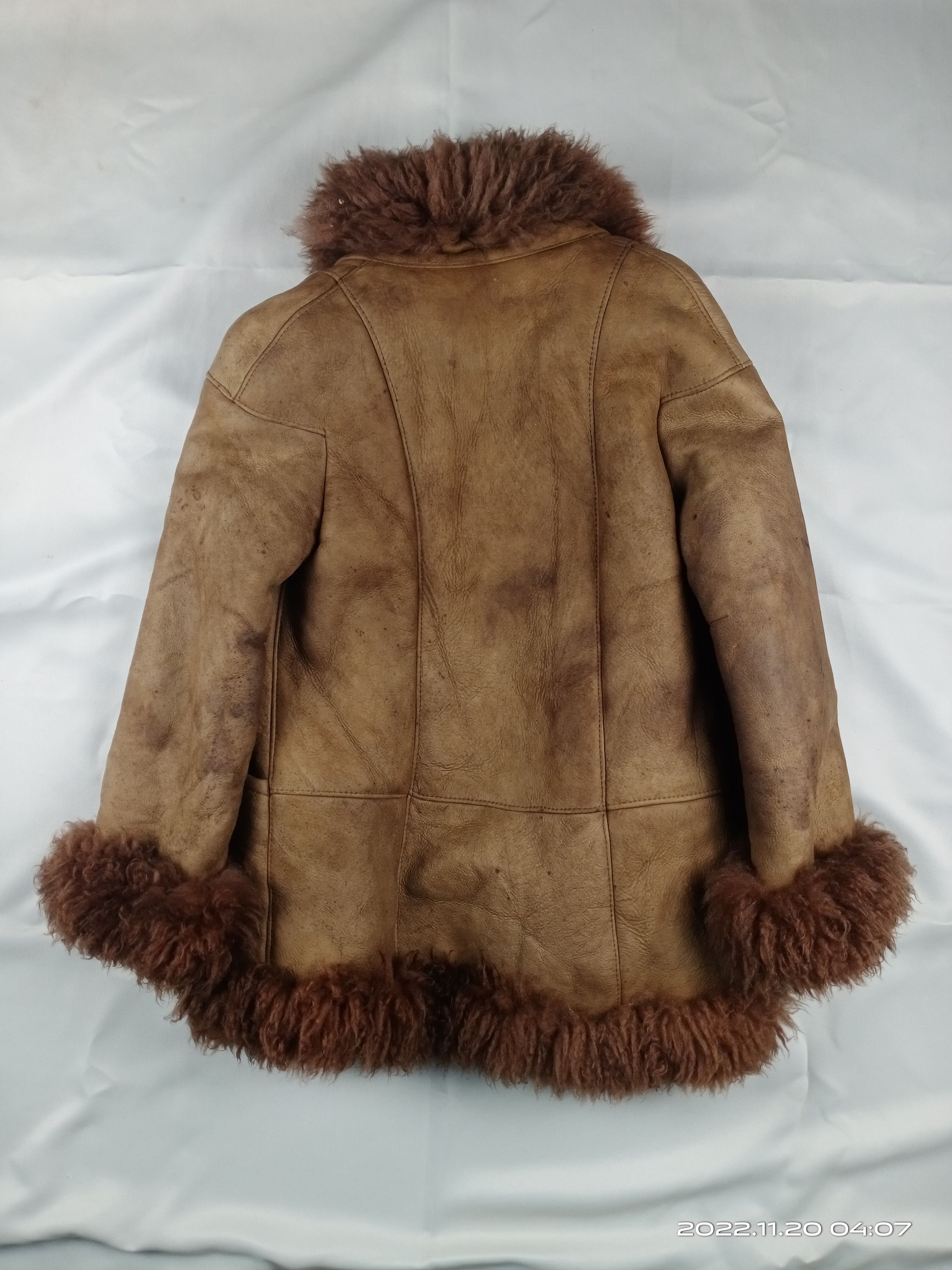 Japanese Brand 💥RARE💥Vintage Unbrand Faux&Fur Leather Coat Jacket Size US M / EU 48-50 / 2 - 9 Thumbnail