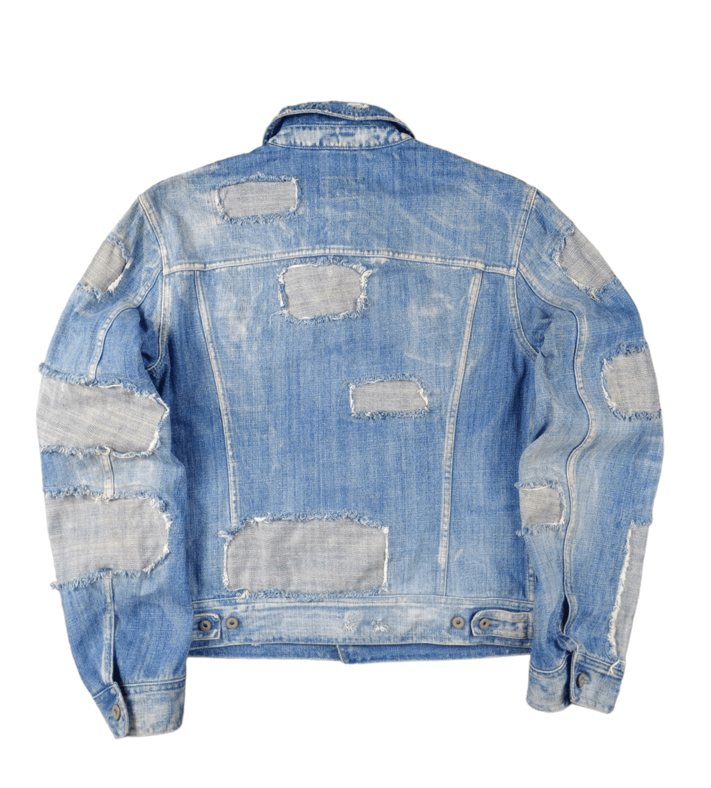 Dolce & Gabbana Dolce&Gabbana Denim Patchwork Jacket Art RARE Size US M / EU 48-50 / 2 - 11 Thumbnail
