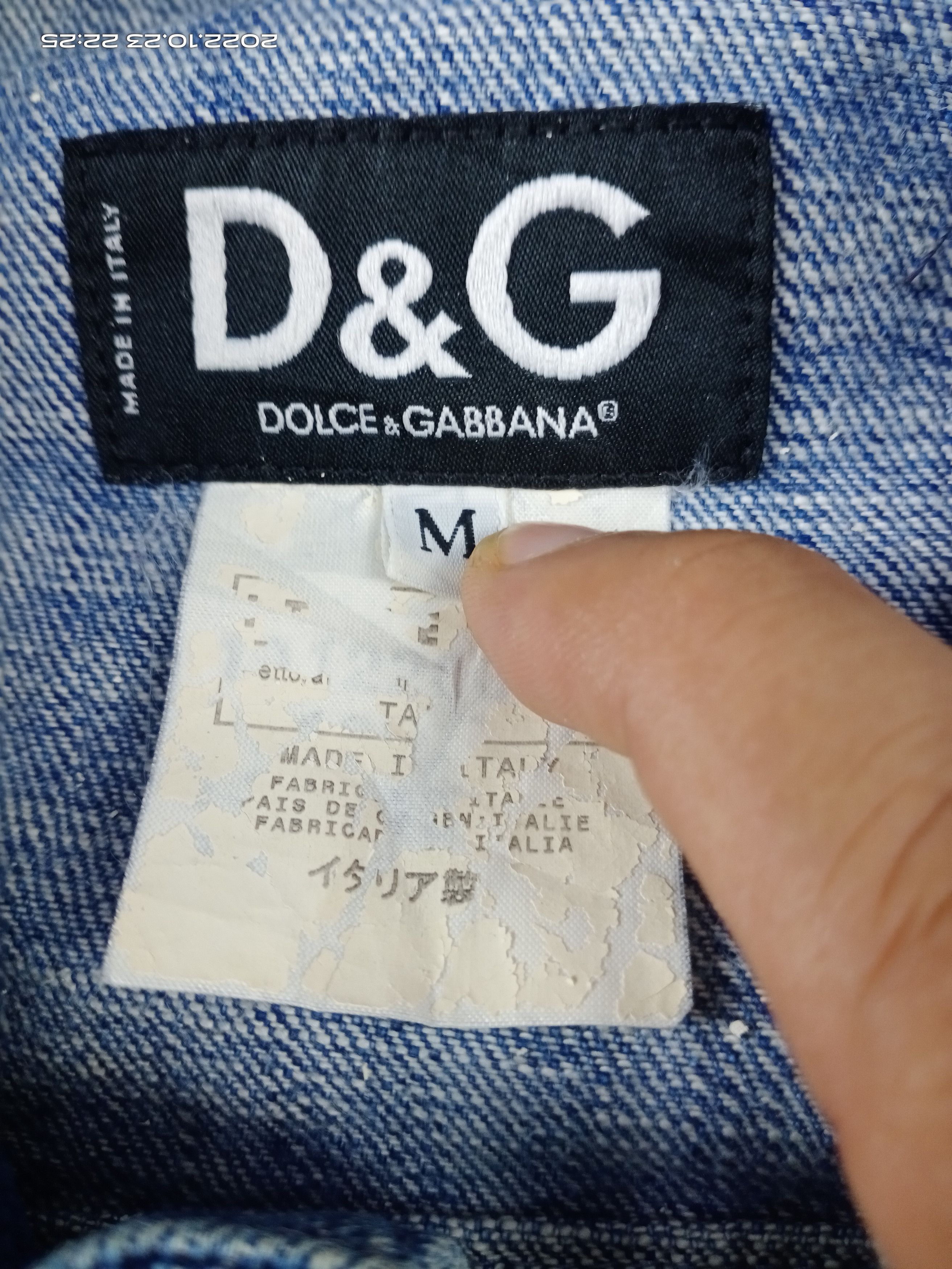 Dolce & Gabbana Dolce&Gabbana Denim Patchwork Jacket Art RARE Size US M / EU 48-50 / 2 - 9 Thumbnail