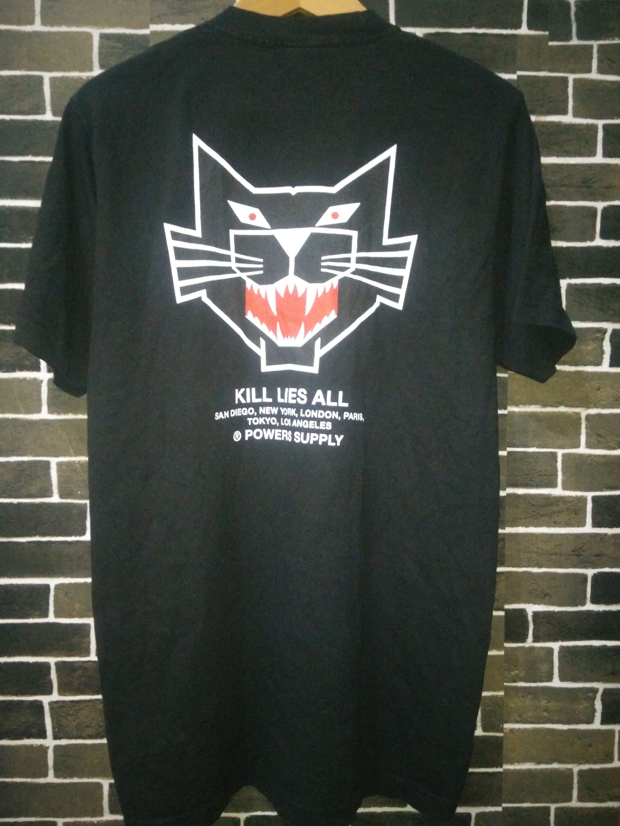 Powers Supply Powers Supply Kill Lies All Streetwear T shirt Size US M / EU 48-50 / 2 - 2 Thumbnail