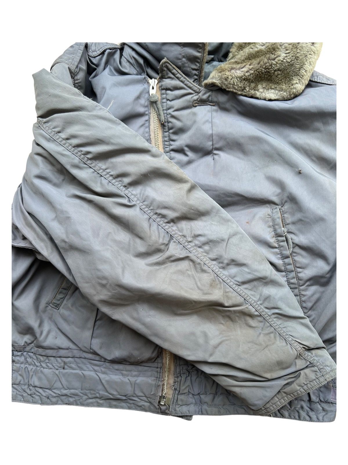 Other VERY RARE VINTAGE JACKET FLIGHT BOMBER RCAF CANADA AIR FORCE Size US L / EU 52-54 / 3 - 8 Thumbnail