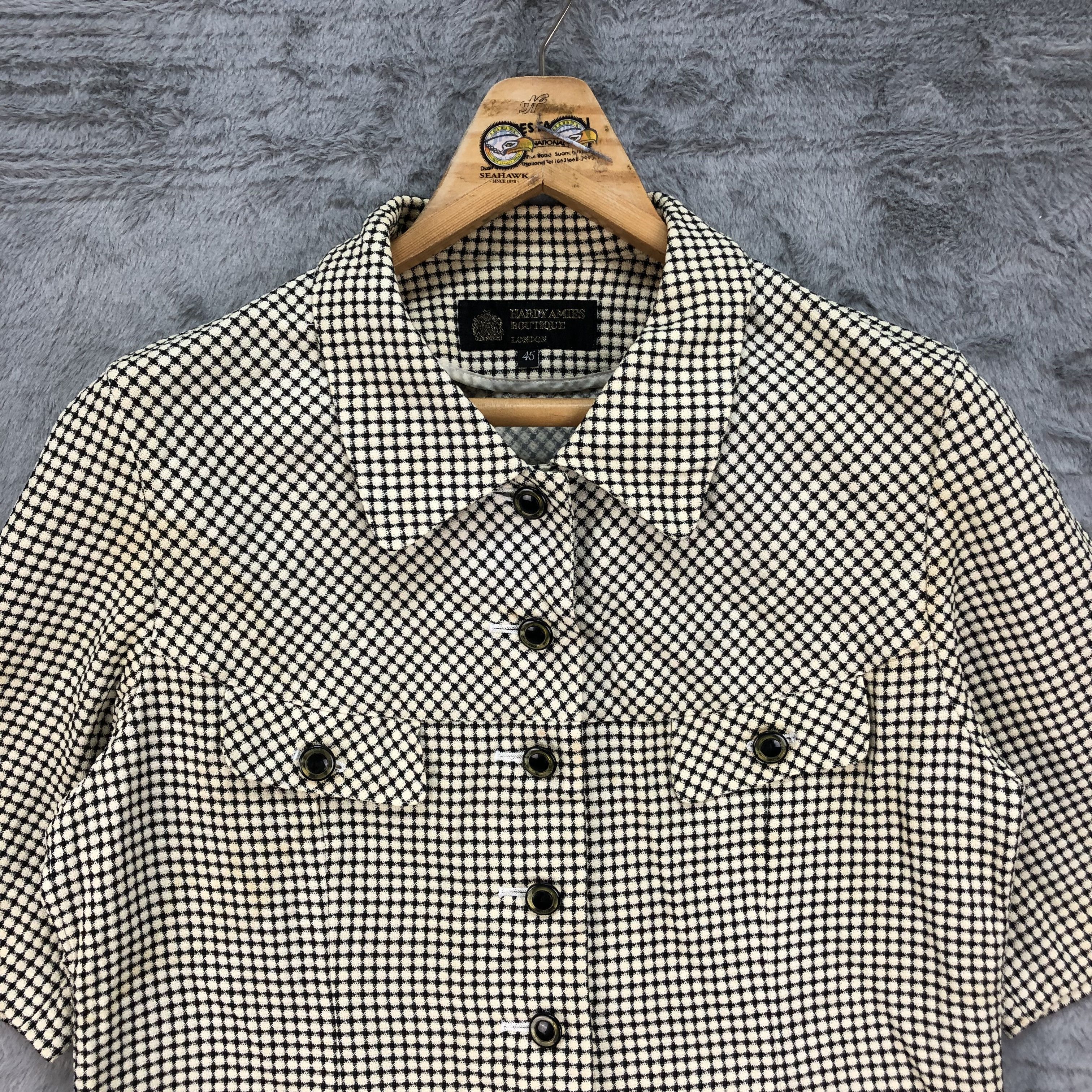 Hardy Amies Hardy Amies Boutique London Cropped Shirt #4559-158 Size S / US 4 / IT 40 - 2 Thumbnail