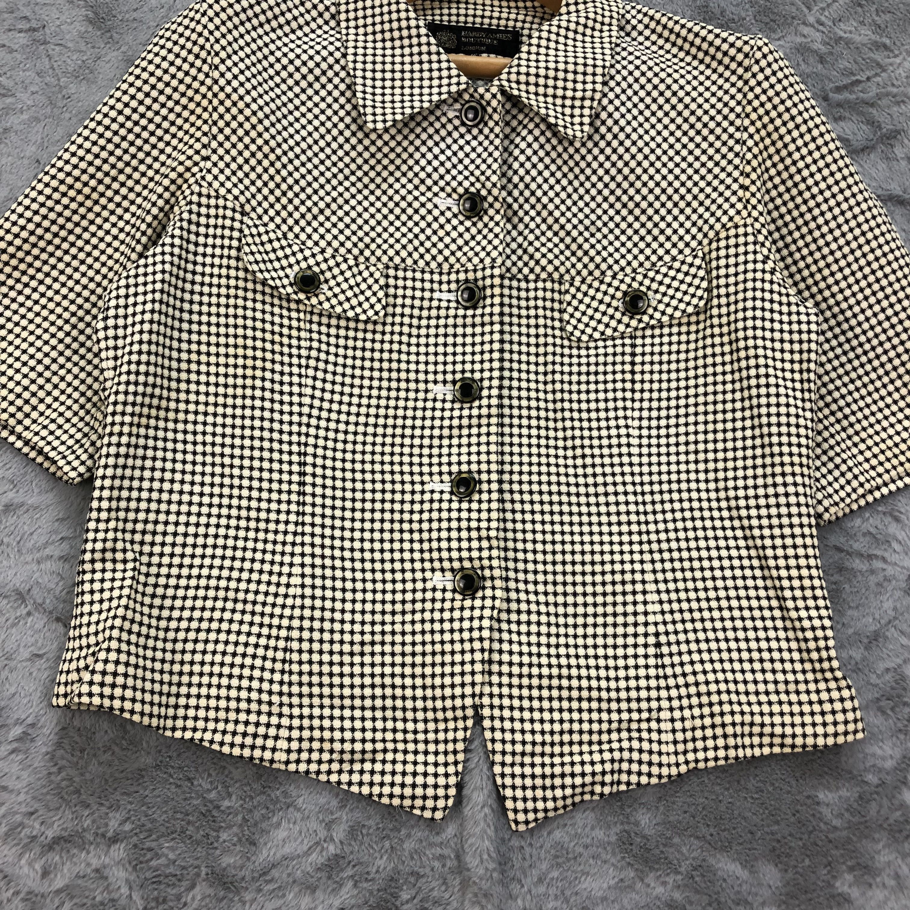Hardy Amies Hardy Amies Boutique London Cropped Shirt #4559-158 Size S / US 4 / IT 40 - 4 Thumbnail