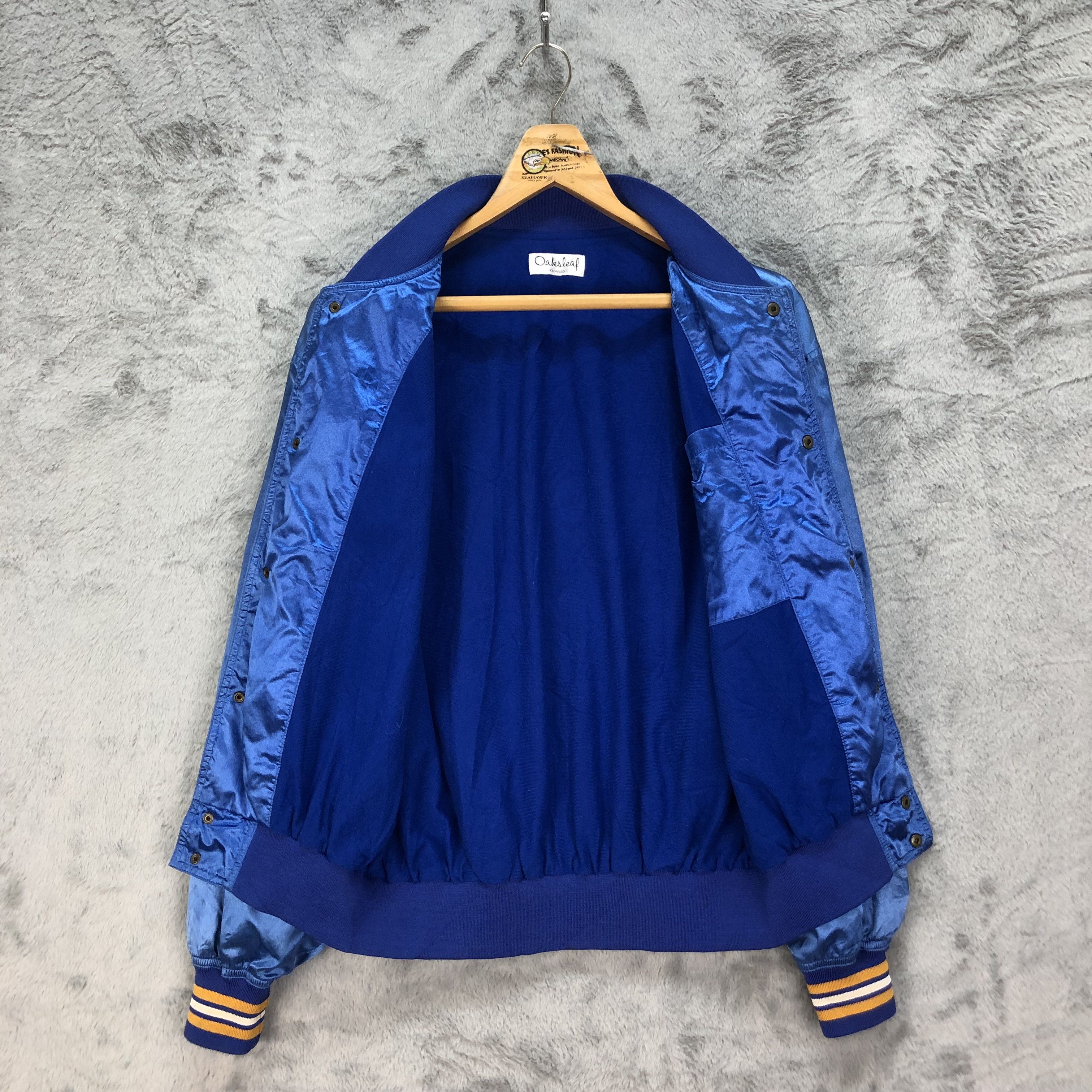 Japanese Brand OAKSLEAF GOT IT back big logo Satin Coach Jacket #4874-37 Size US L / EU 52-54 / 3 - 12 Thumbnail