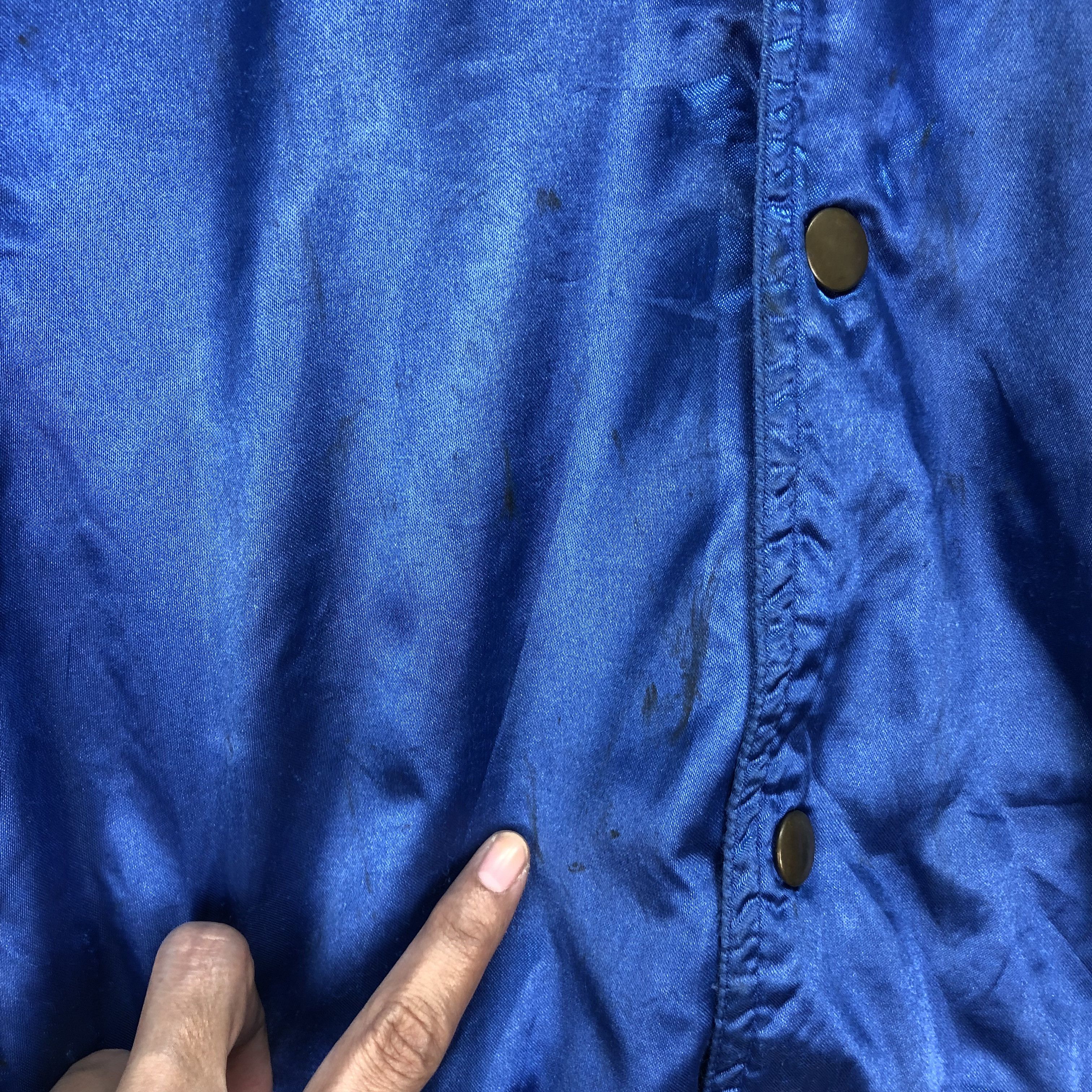 Japanese Brand OAKSLEAF GOT IT back big logo Satin Coach Jacket #4874-37 Size US L / EU 52-54 / 3 - 8 Thumbnail