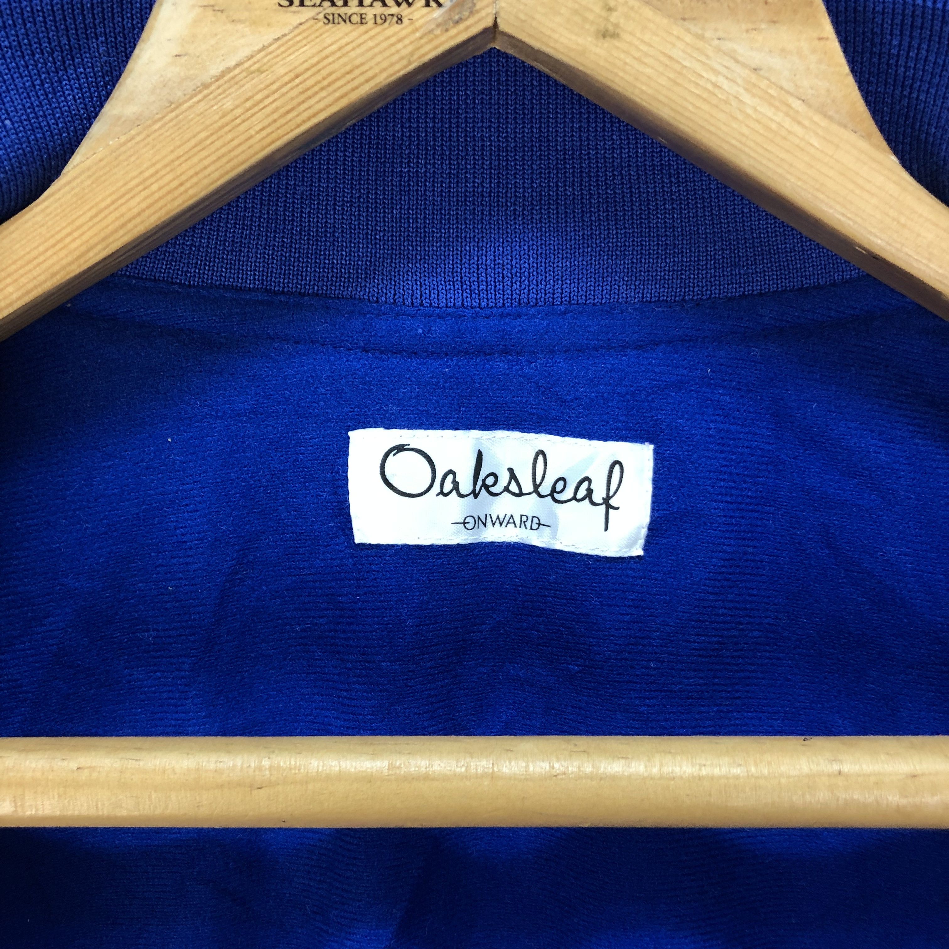 Japanese Brand OAKSLEAF GOT IT back big logo Satin Coach Jacket #4874-37 Size US L / EU 52-54 / 3 - 13 Thumbnail