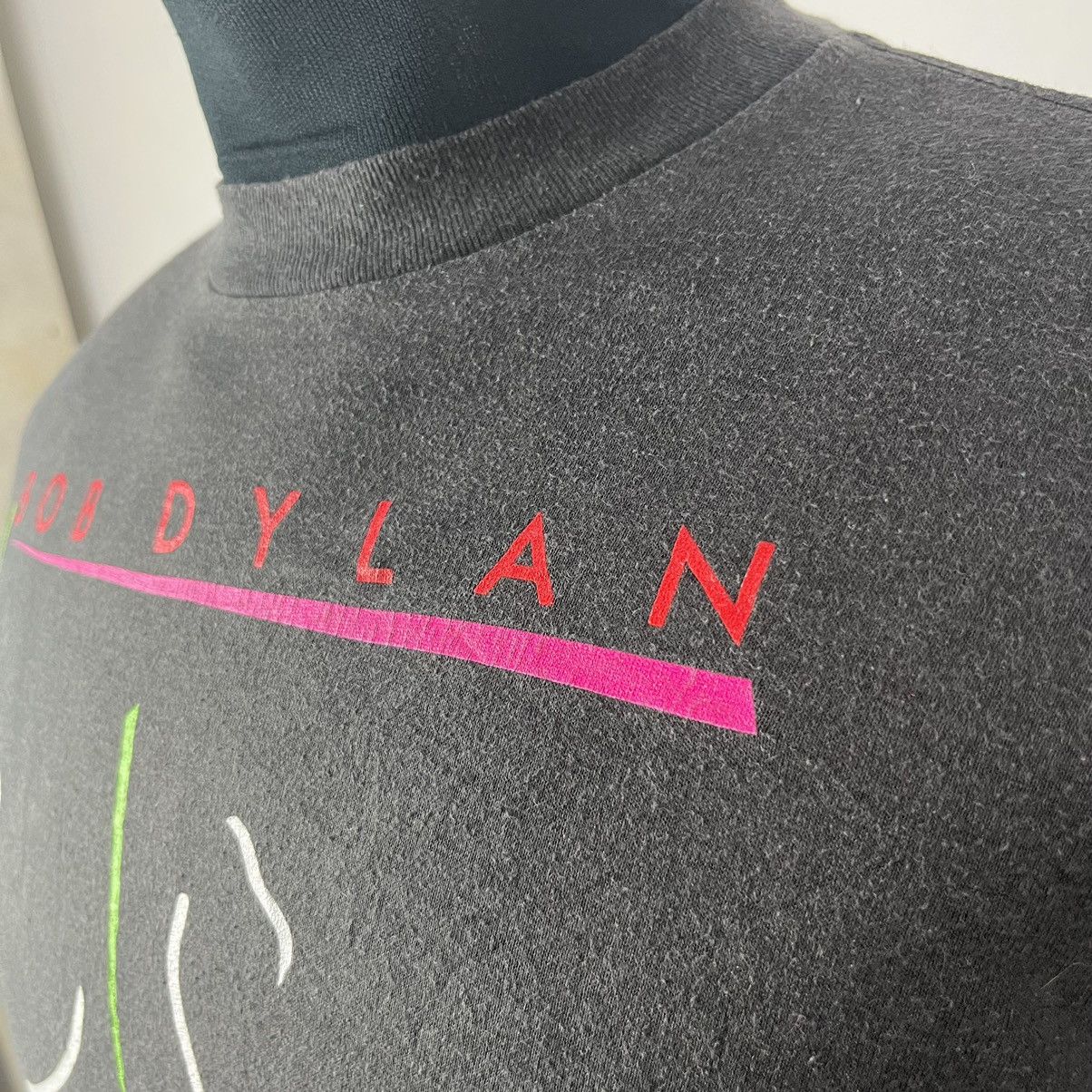 Band Tees × Vintage Vintage 80s Bob Dylan Tee Size US M / EU 48-50 / 2 - 4 Thumbnail