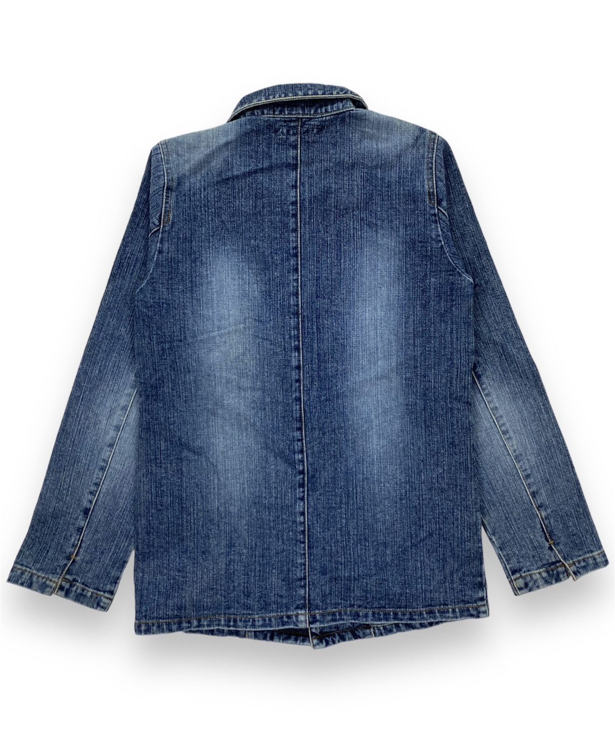 Japanese Brand Egoist Denim Jacket Size US XXS / EU 40 - 2 Thumbnail