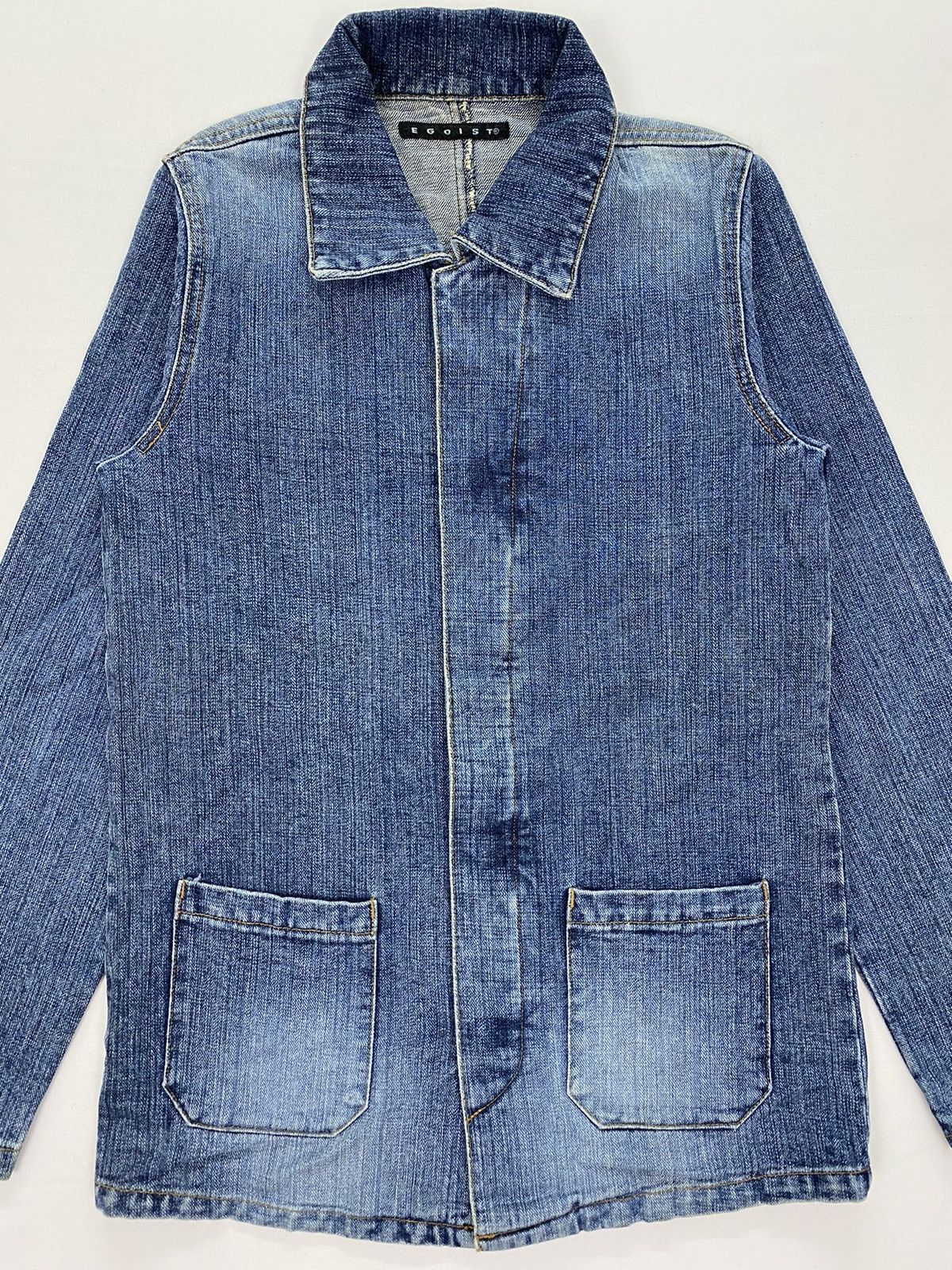 Japanese Brand Egoist Denim Jacket Size US XXS / EU 40 - 3 Thumbnail