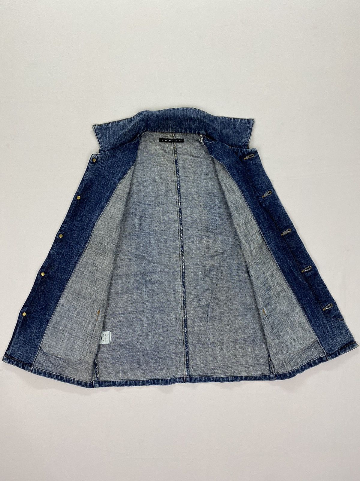 Japanese Brand Egoist Denim Jacket Size US XXS / EU 40 - 7 Thumbnail