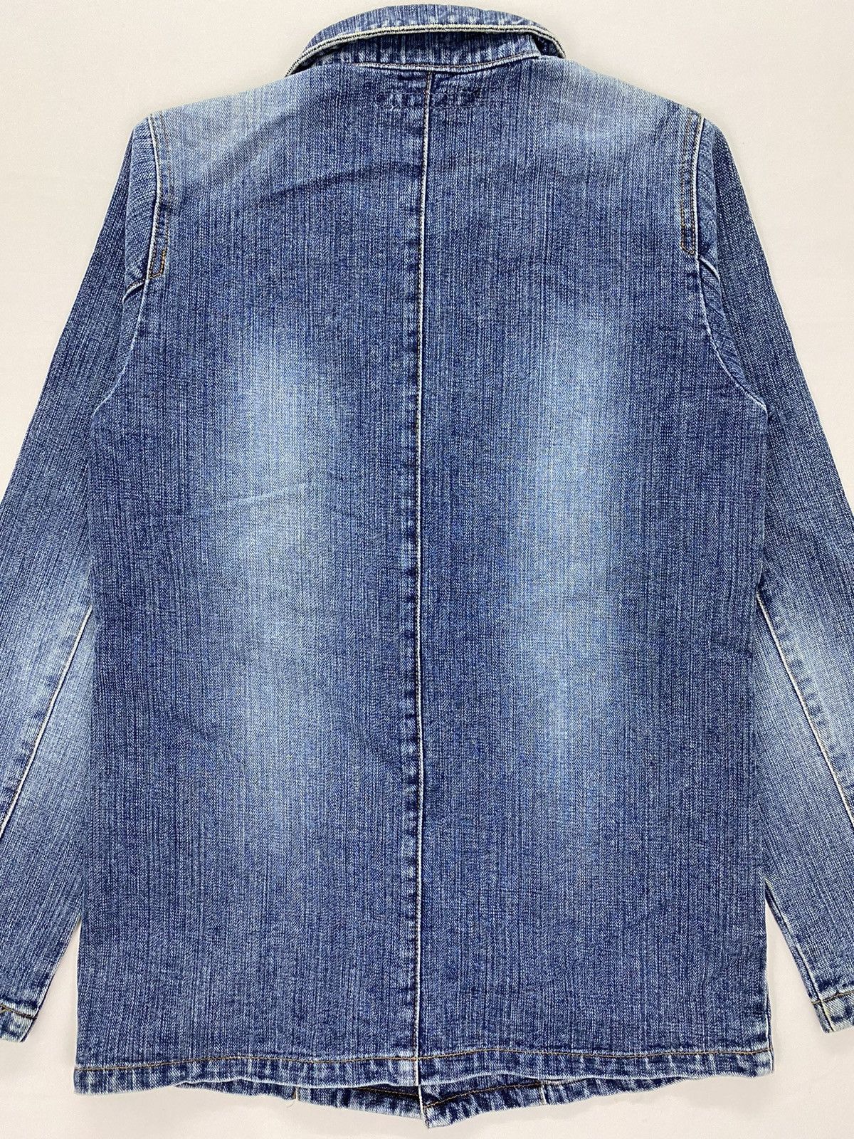 Japanese Brand Egoist Denim Jacket Size US XXS / EU 40 - 4 Thumbnail