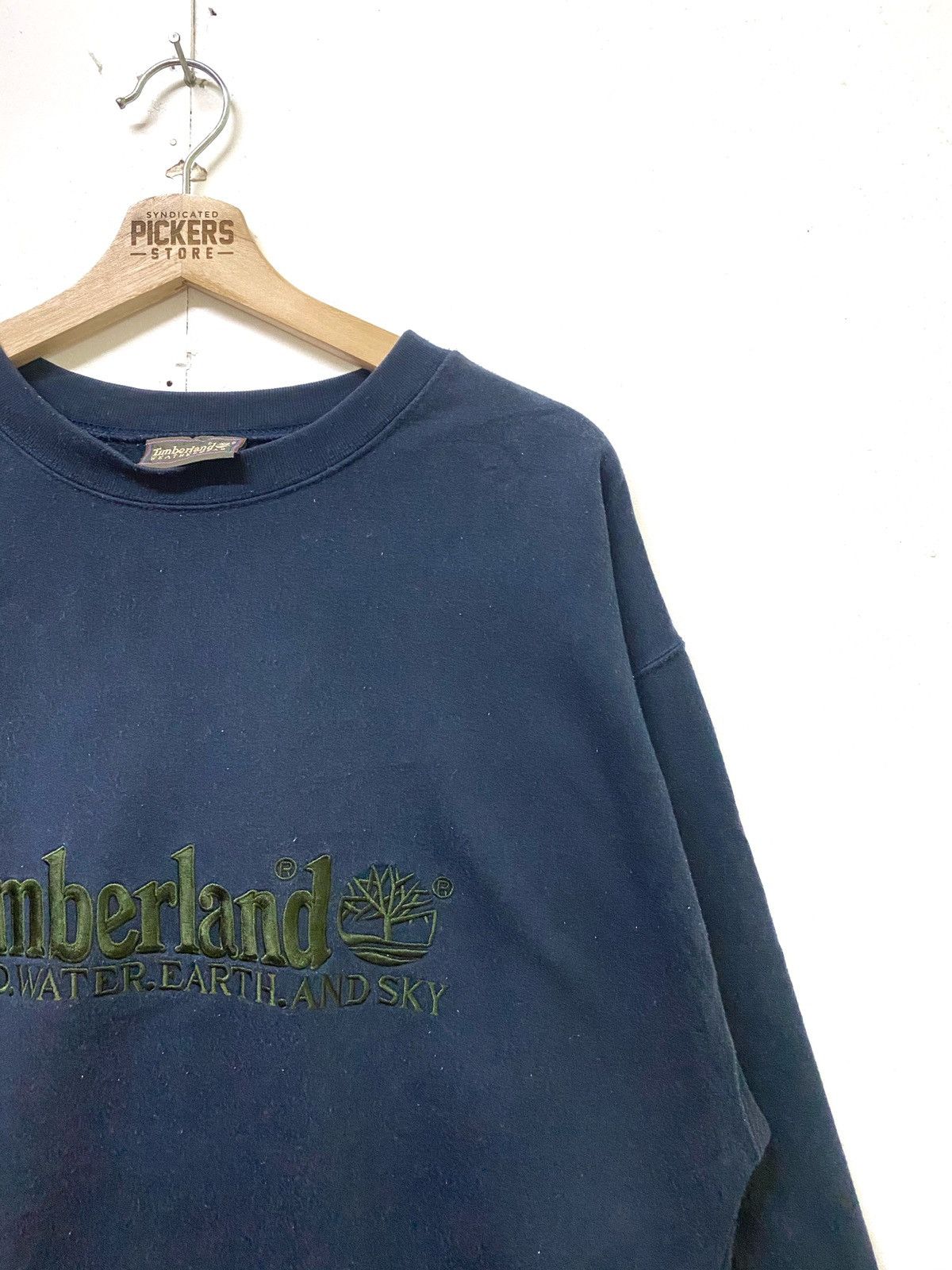 Timberland Timberland Sweatshirt Pullover Crewneck Embroidery Spellout Size US M / EU 48-50 / 2 - 3 Thumbnail