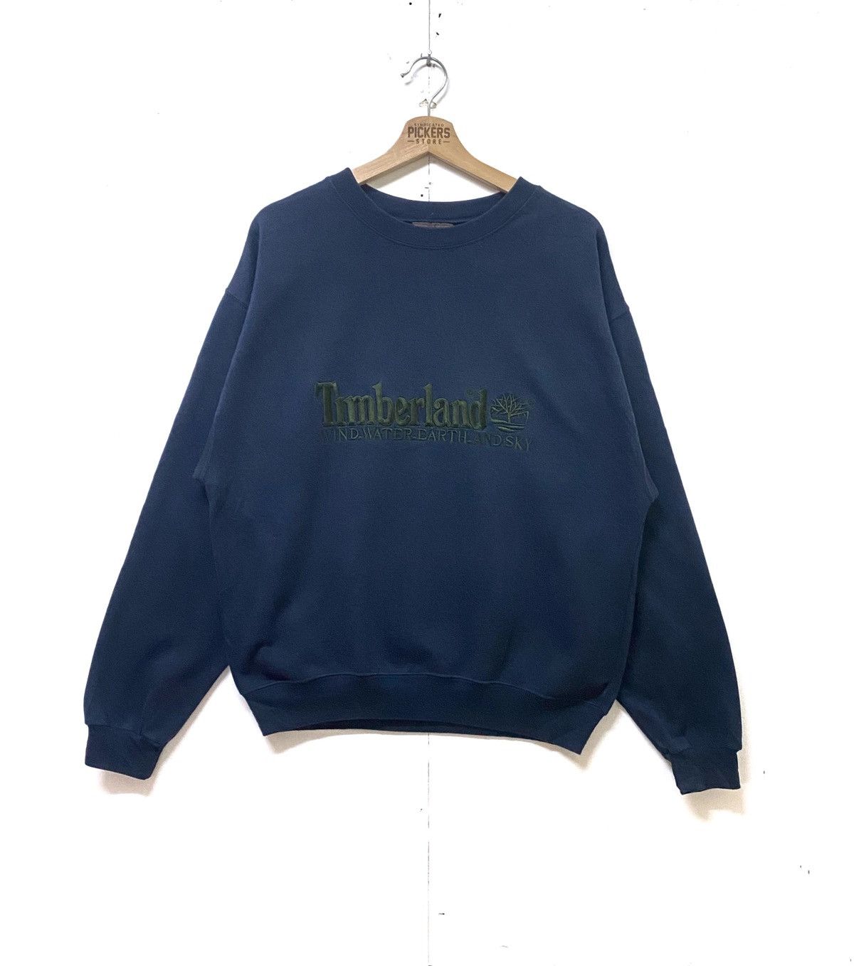 Timberland Timberland Sweatshirt Pullover Crewneck Embroidery Spellout Size US M / EU 48-50 / 2 - 1 Thumbnail