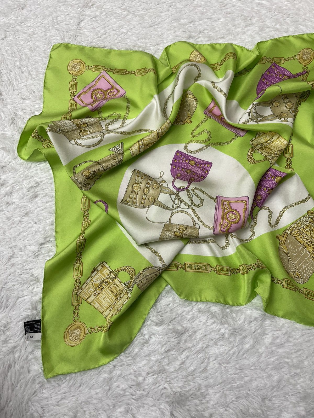 Versace Versace Luxury Silk Scarves Made in italy Size ONE SIZE - 3 Thumbnail