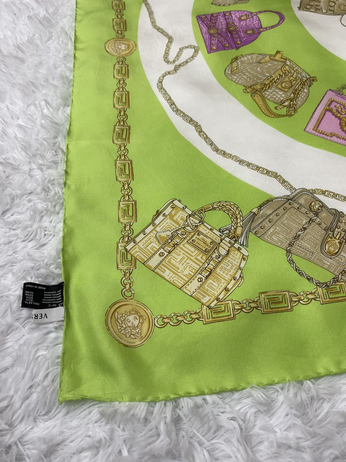 Versace Versace Luxury Silk Scarves Made in italy Size ONE SIZE - 16 Thumbnail