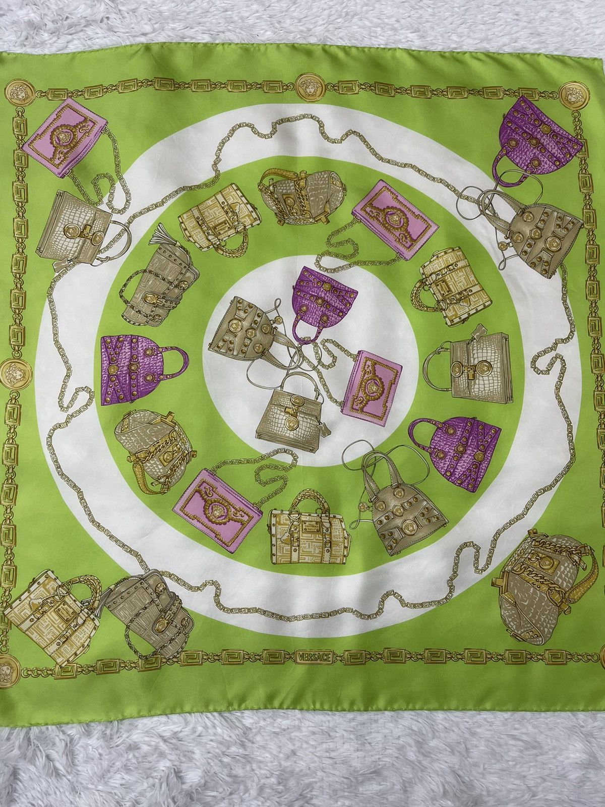 Versace Versace Luxury Silk Scarves Made in italy Size ONE SIZE - 12 Thumbnail
